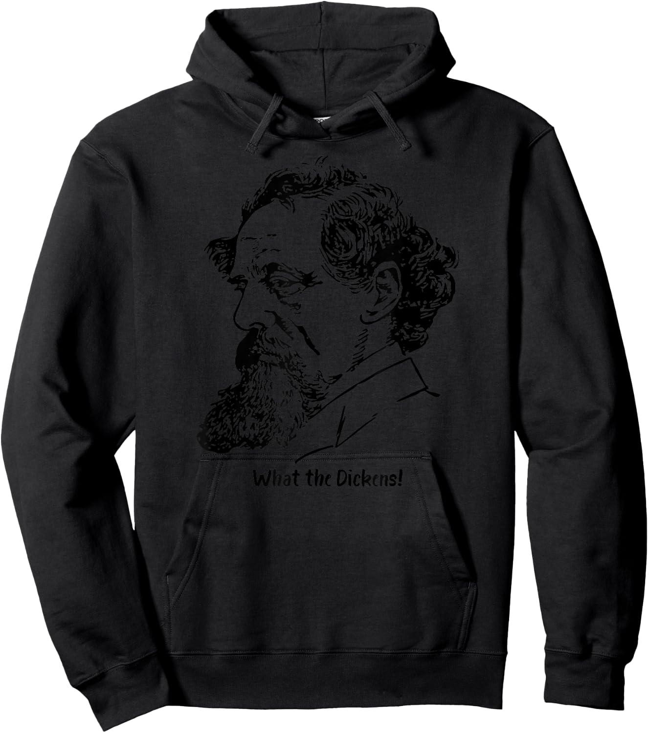 Charles Dickens Gift Hoodie - Hoodie | Black