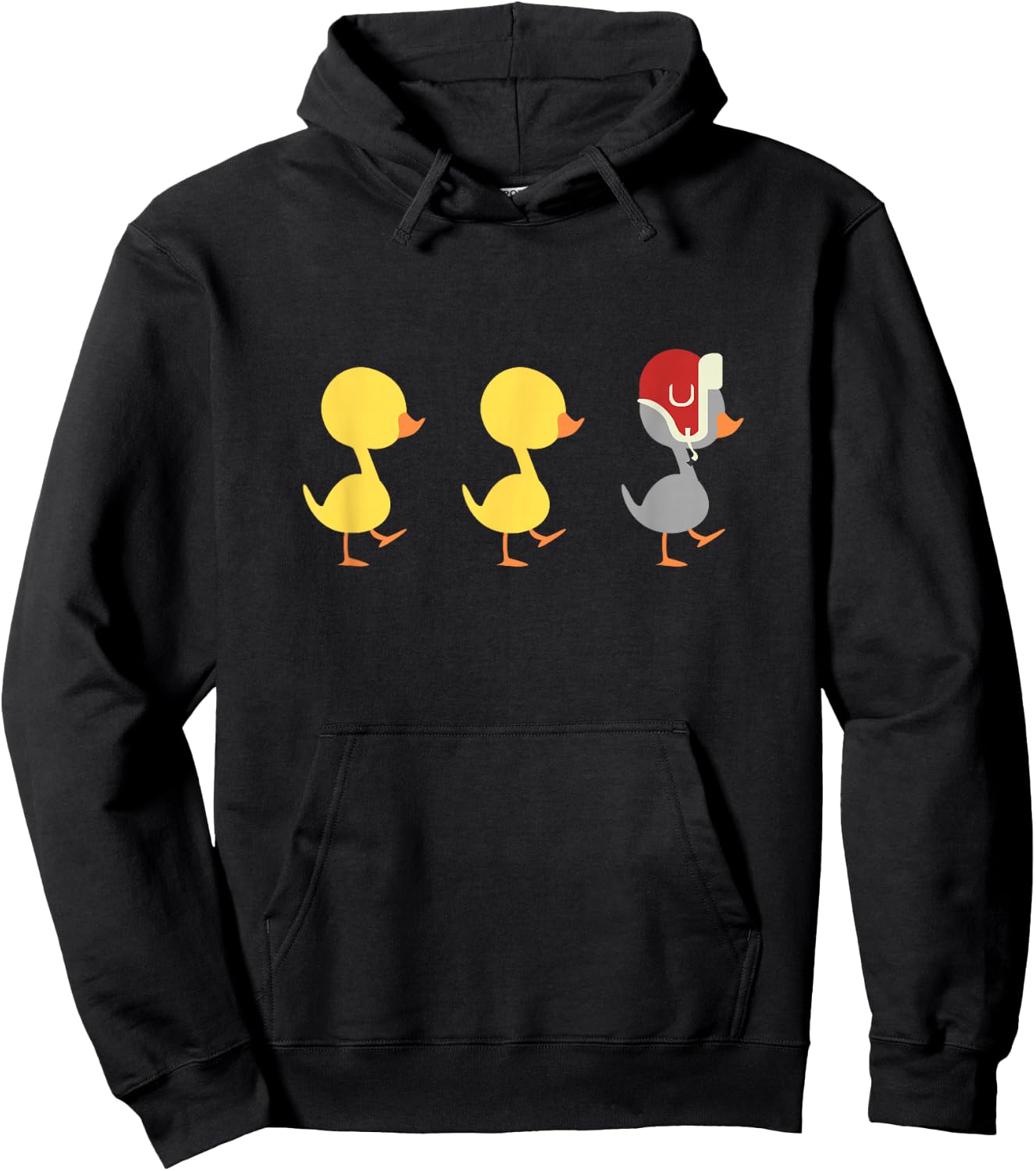 Minnesota Duck Duck Grey Duck Funny Hoodie - Hoodie | Black