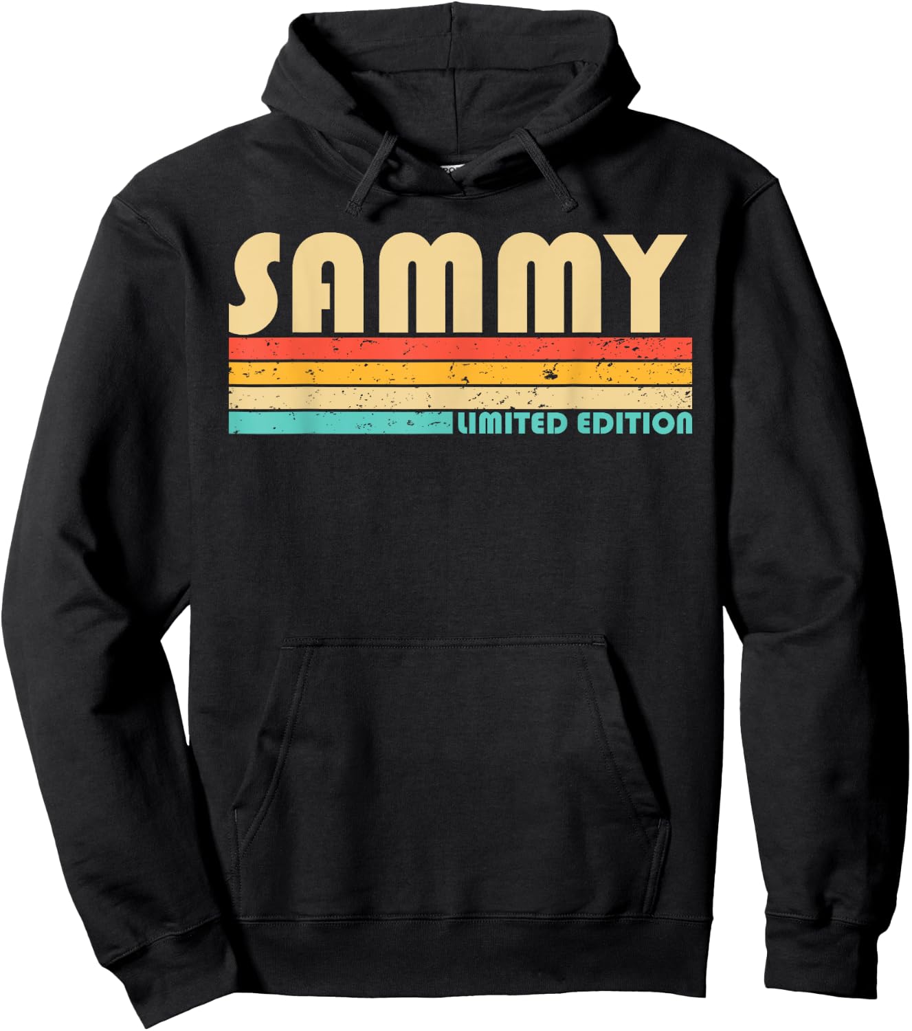 SAMMY Name Personalized Funny Retro Vintage Birthday Hoodie - Hoodie | Black
