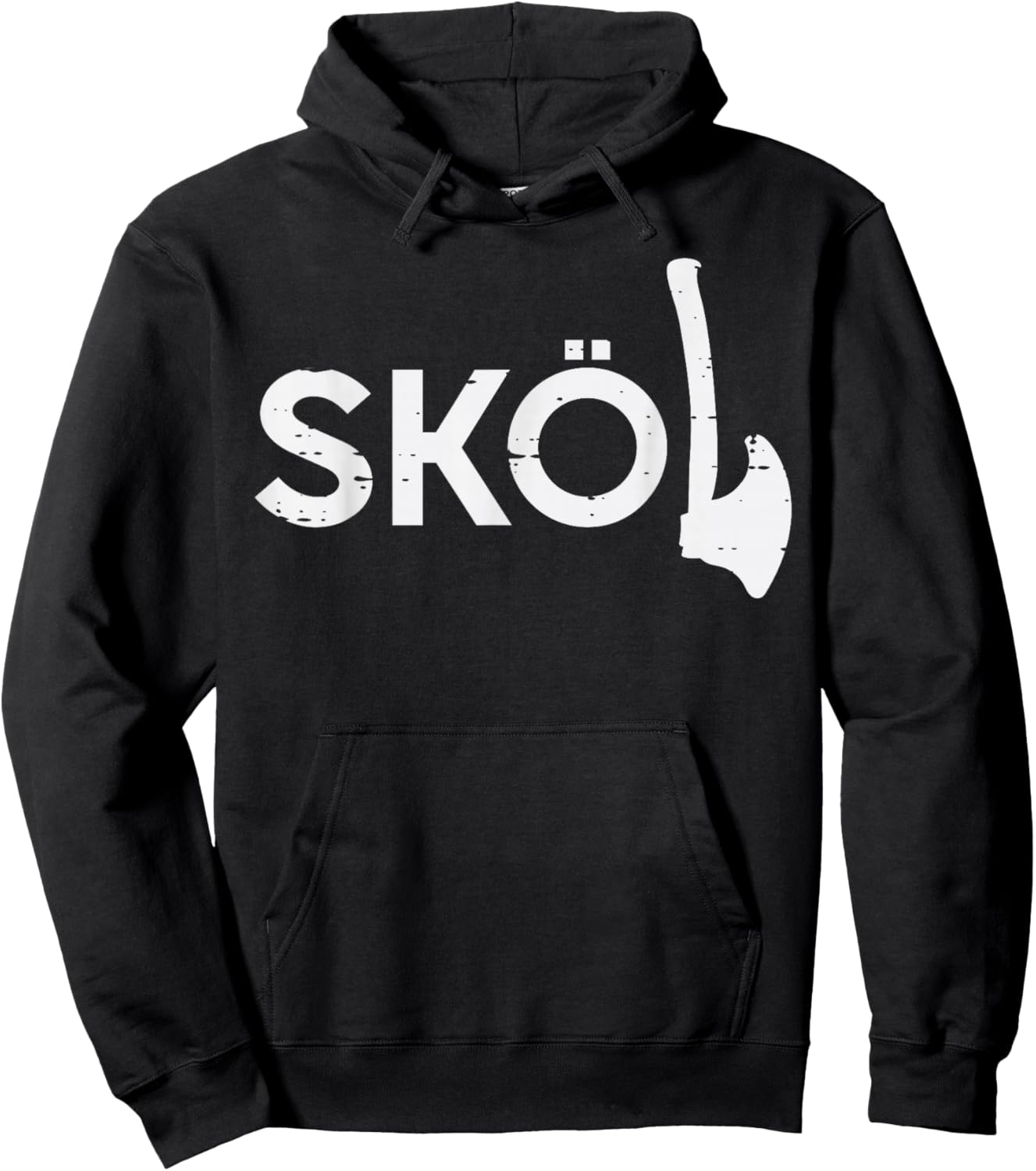 Viking Skol Axe Norse Mythology Chant Men Boys Kids Women Hoodie - Hoodie | Black