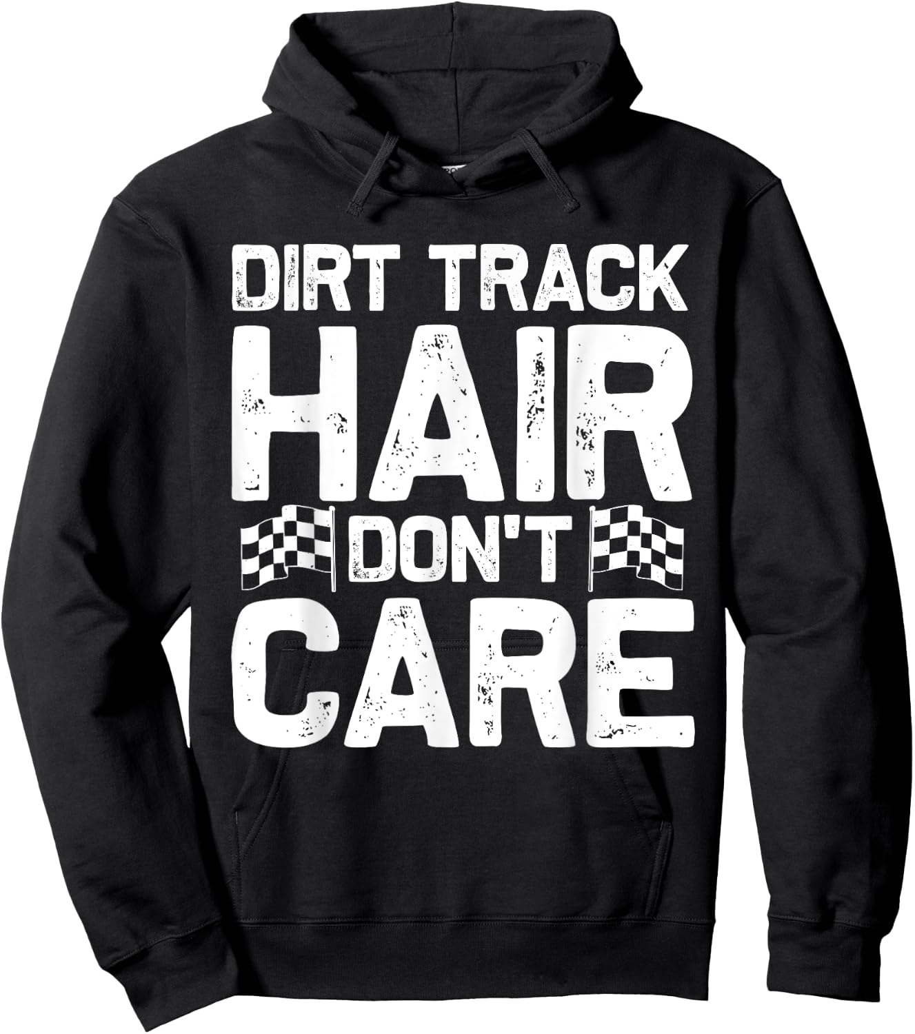 Funny Dirt Track Racing Gift Men Dirt Bike Racer Hoodie - Hoodie | Black