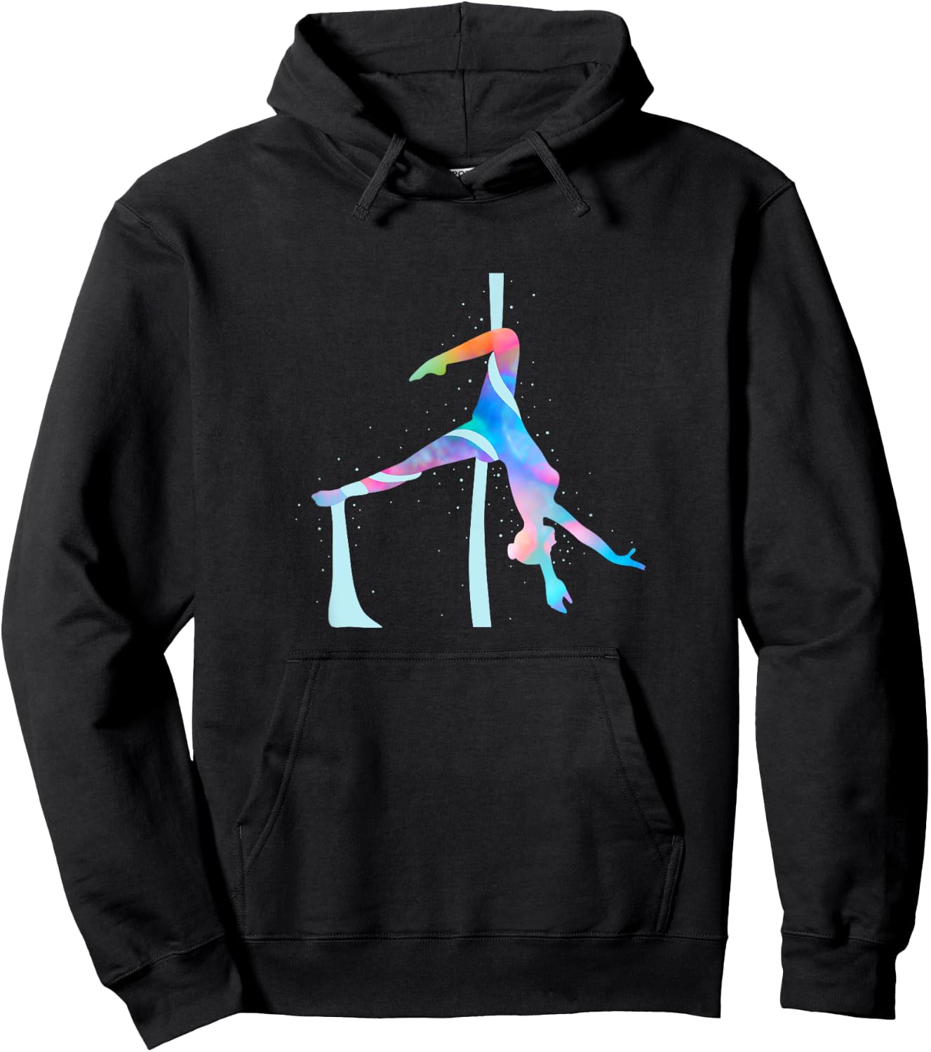 Aerial Silk Yoga Hoodie - Hoodie | Black