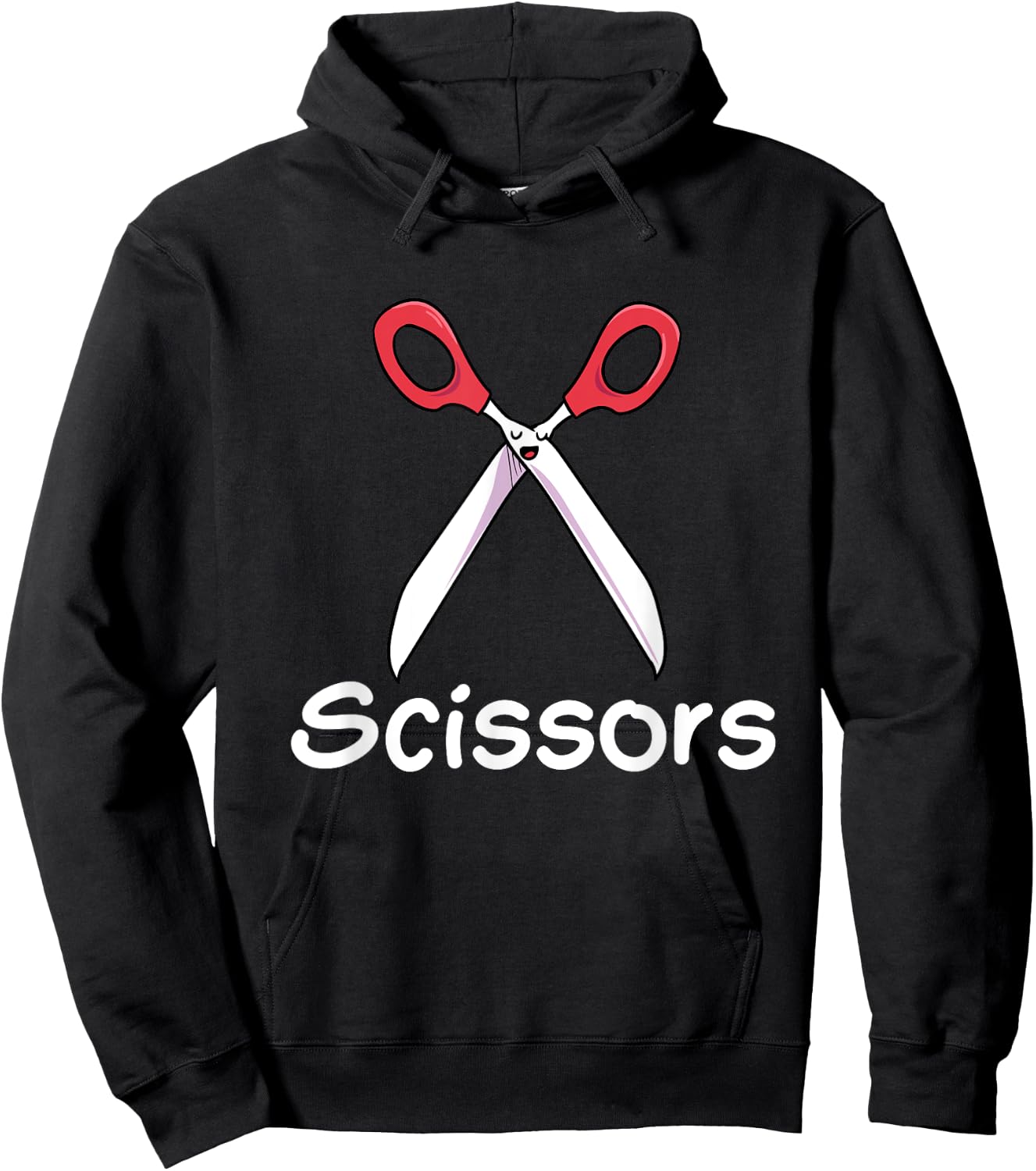 Funny Group Halloween Outfit - Rock Paper Scissors Costume Hoodie - Hoodie | Black