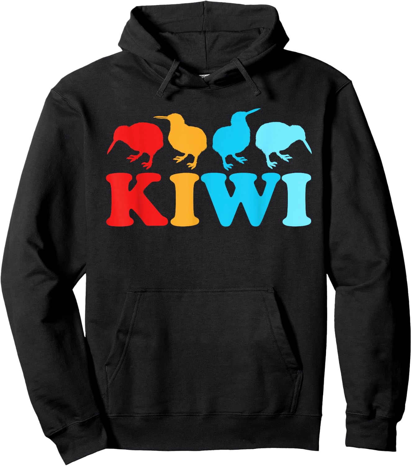 Kiwi Squad New Zealand Kiwi Bird Hoodie - Hoodie | Black