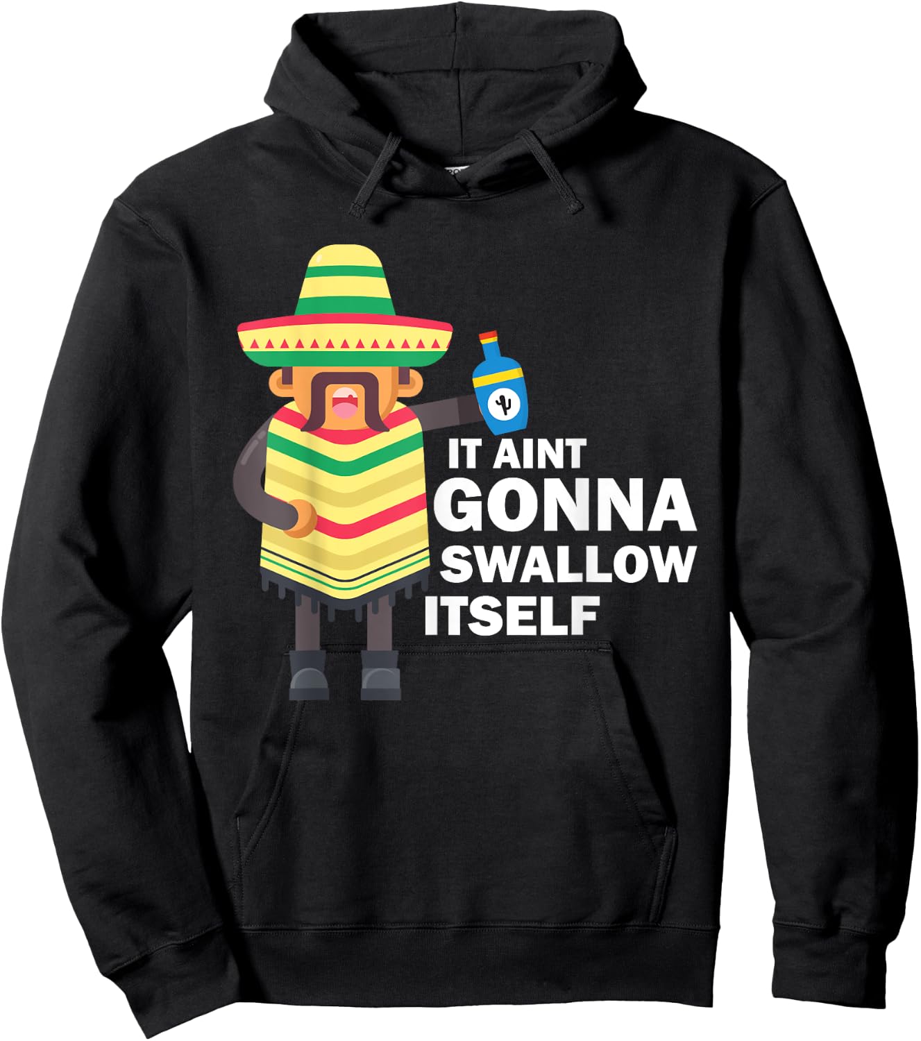 Juan Drinking Mexican Fiesta Quote Funny Cinco de Mayo Hoodie - Hoodie | Black