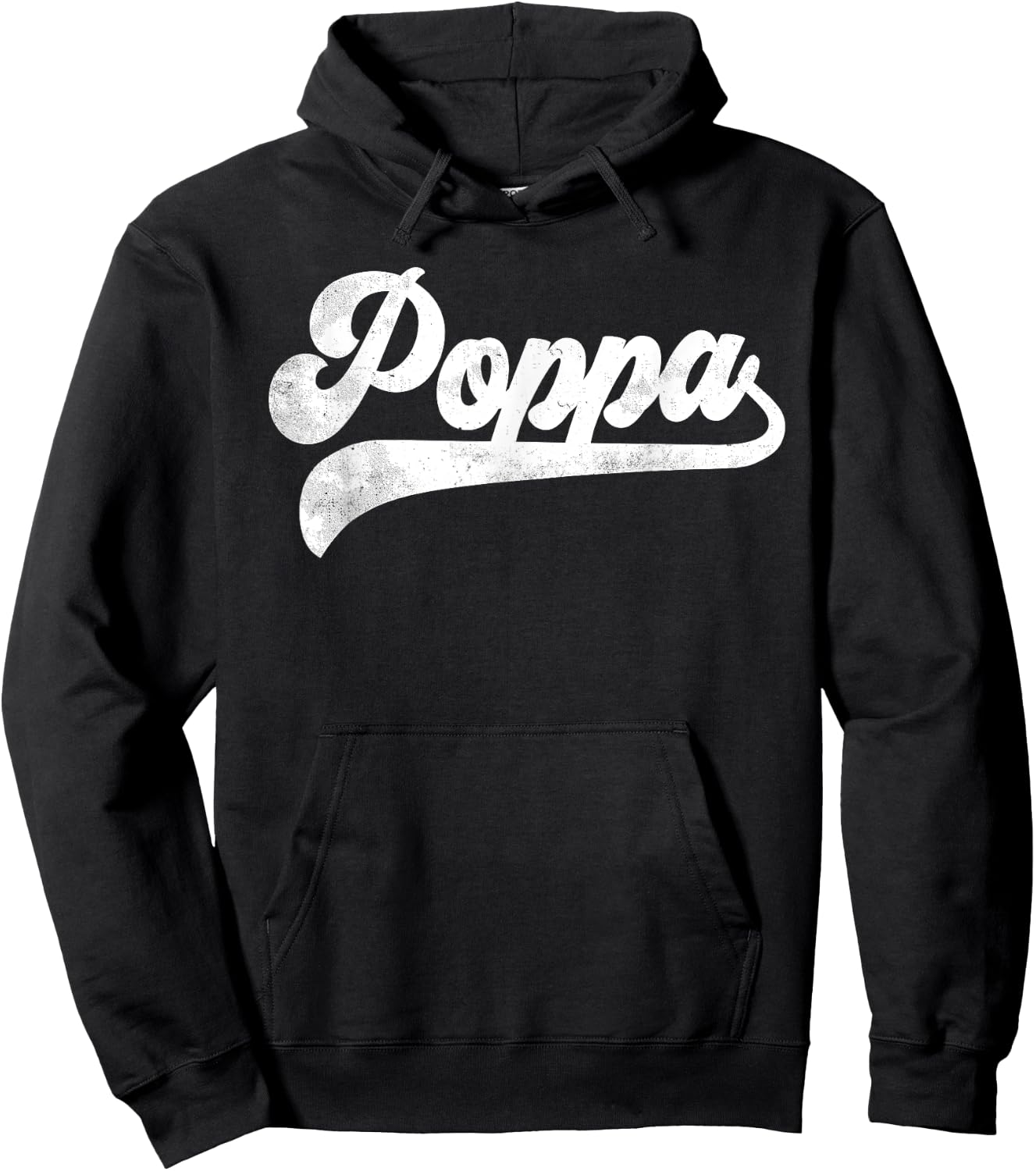 Poppa Gifts Father's Day Poppa Hoodie - Hoodie | Black