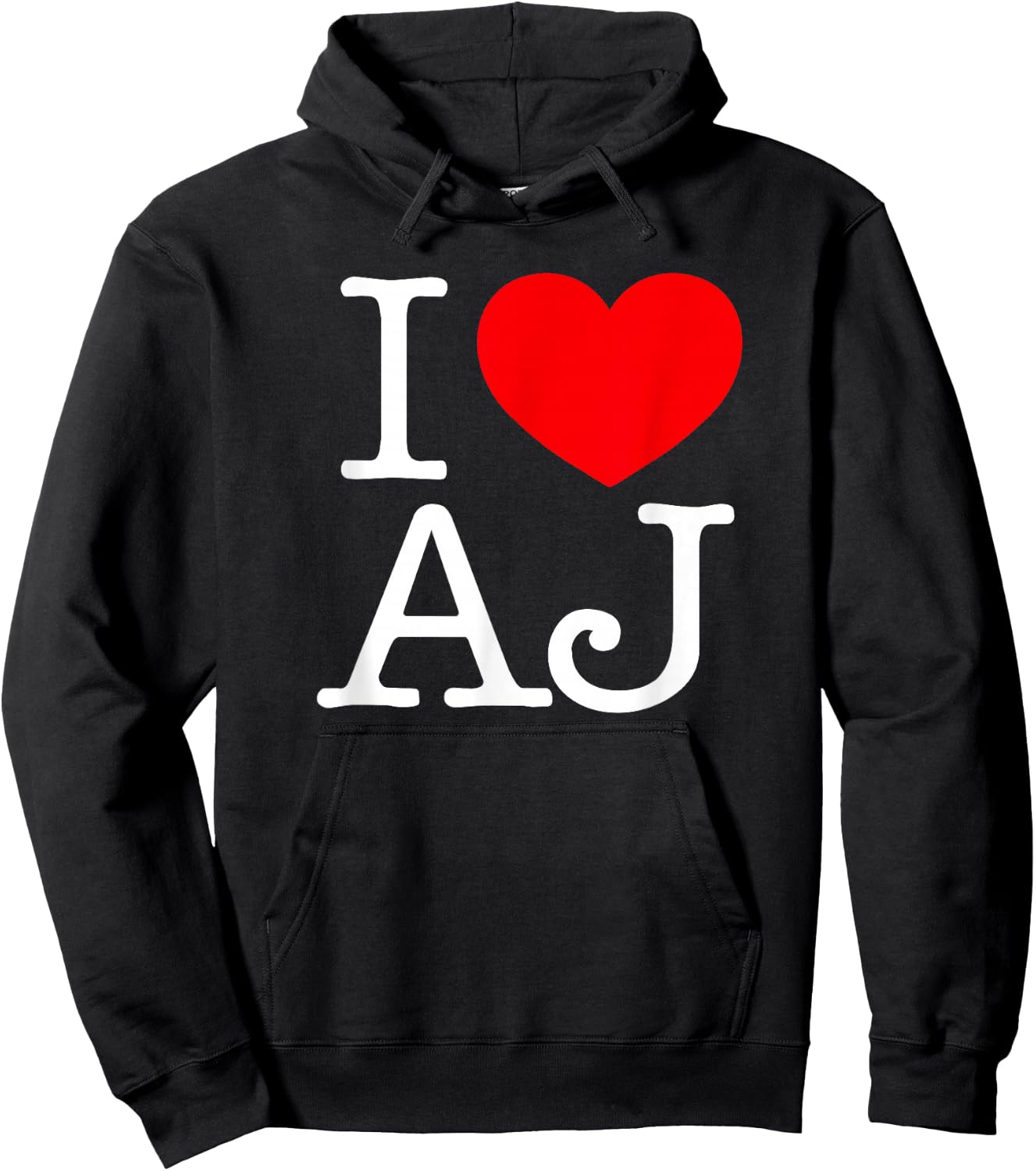 I Love (Heart) AJ Hoodie - Hoodie | Black