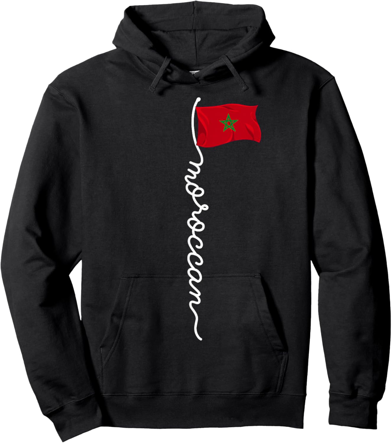 Morocco Signature Moroccan Hoodie - Hoodie | Black