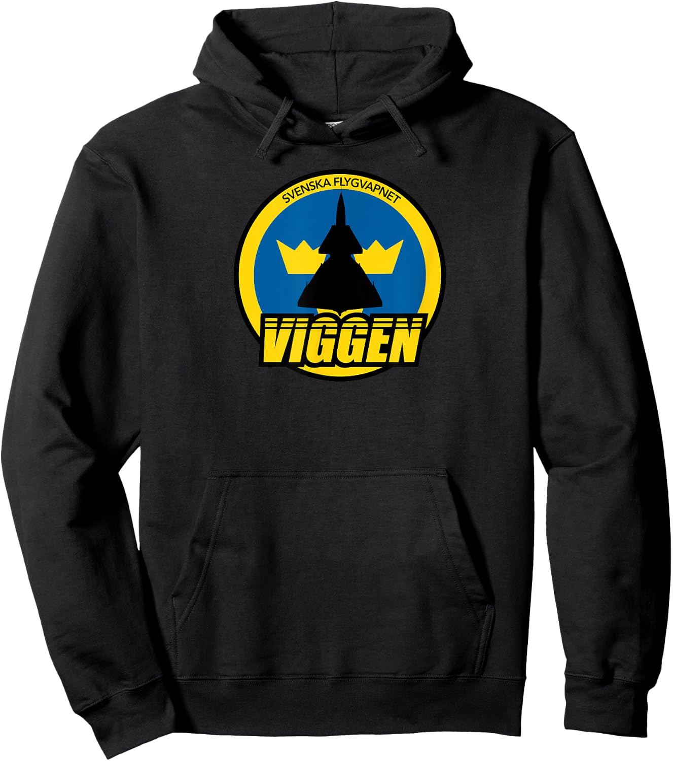 Svenska Flygvapnet Viggen Hoodie - Hoodie | Black