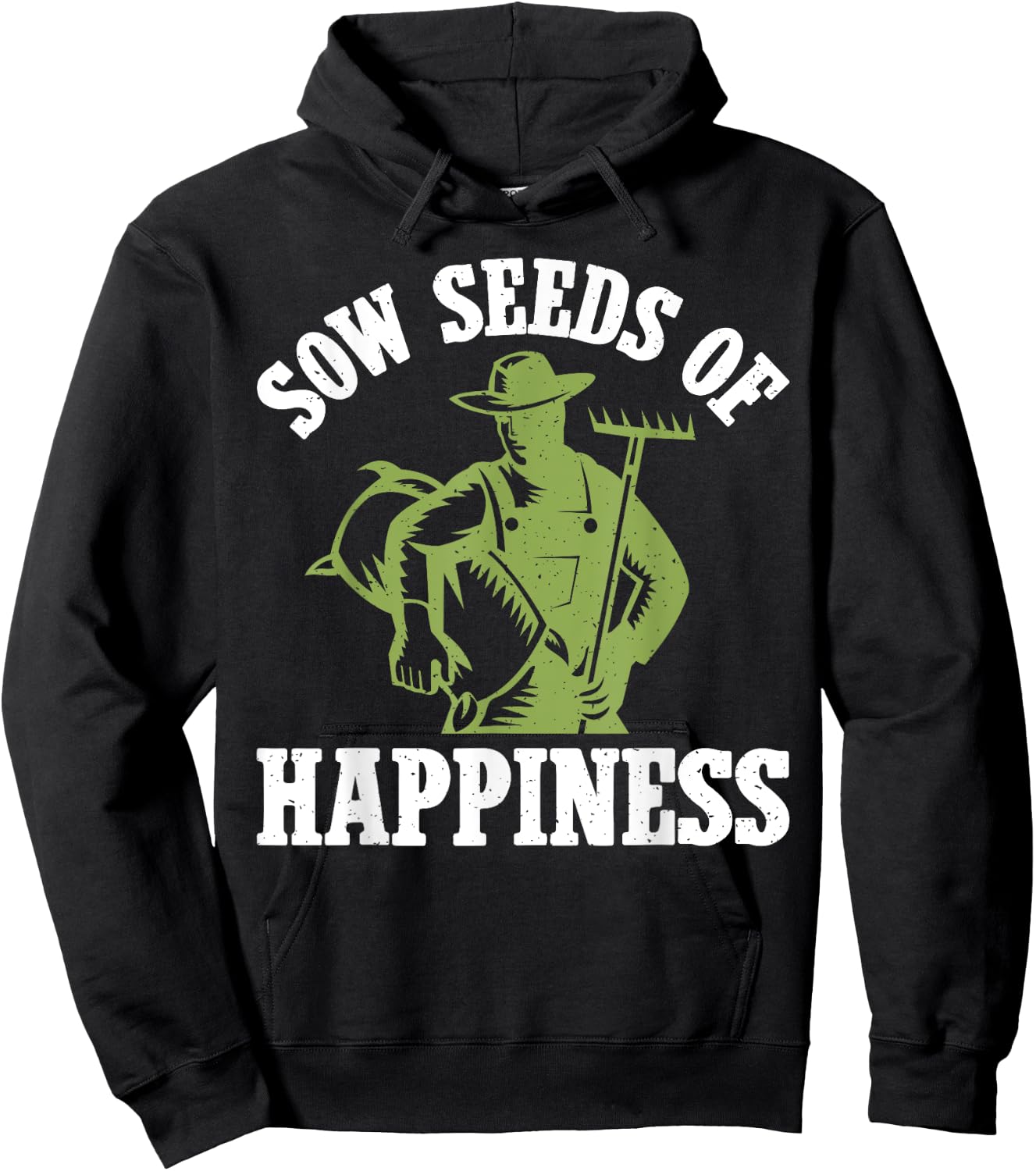 Sow Seeds of Happiness Farm Hoodie - Hoodie | Black
