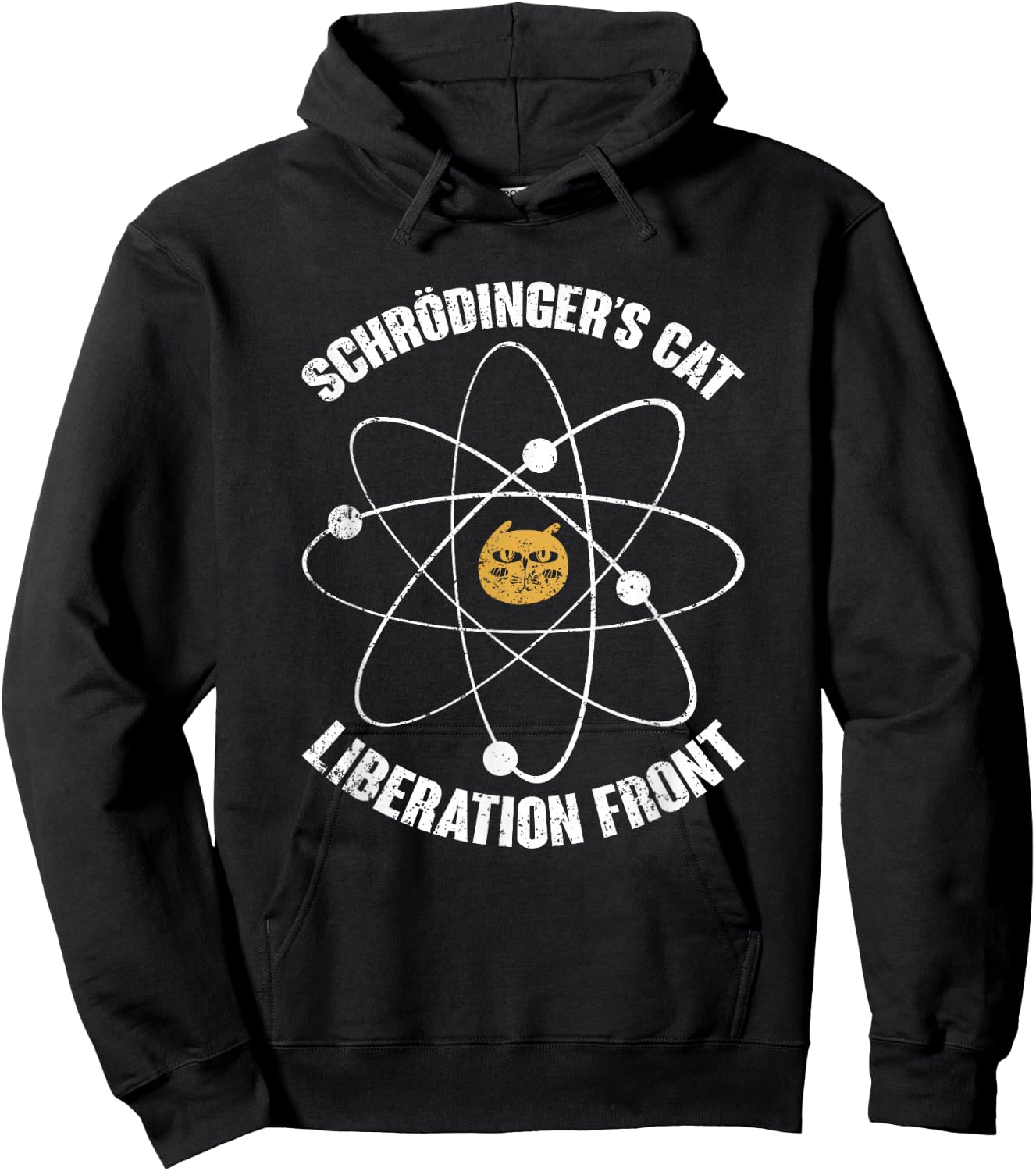 Schrödingers Cat Liberation Front Funny Physics Hoodie - Hoodie | Black