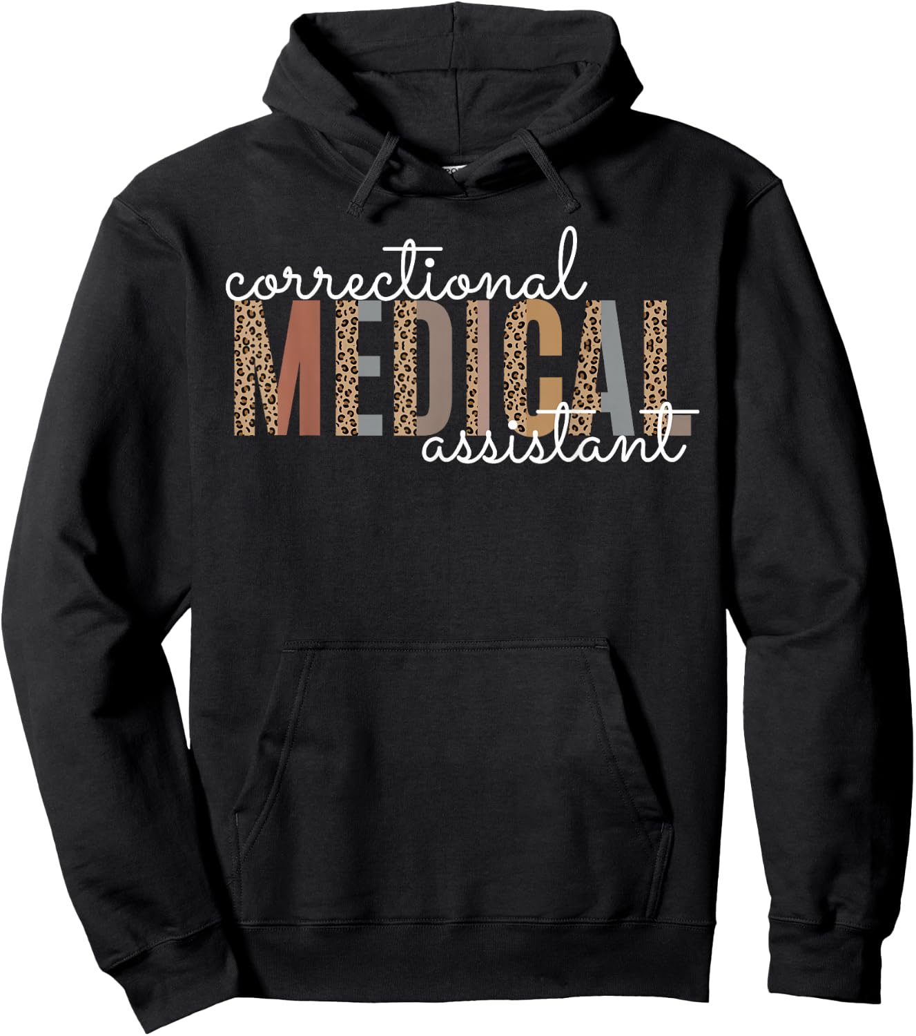 Correctional Medical Assistant Healthcare Funny Officer Hoodie - Hoodie | Black
