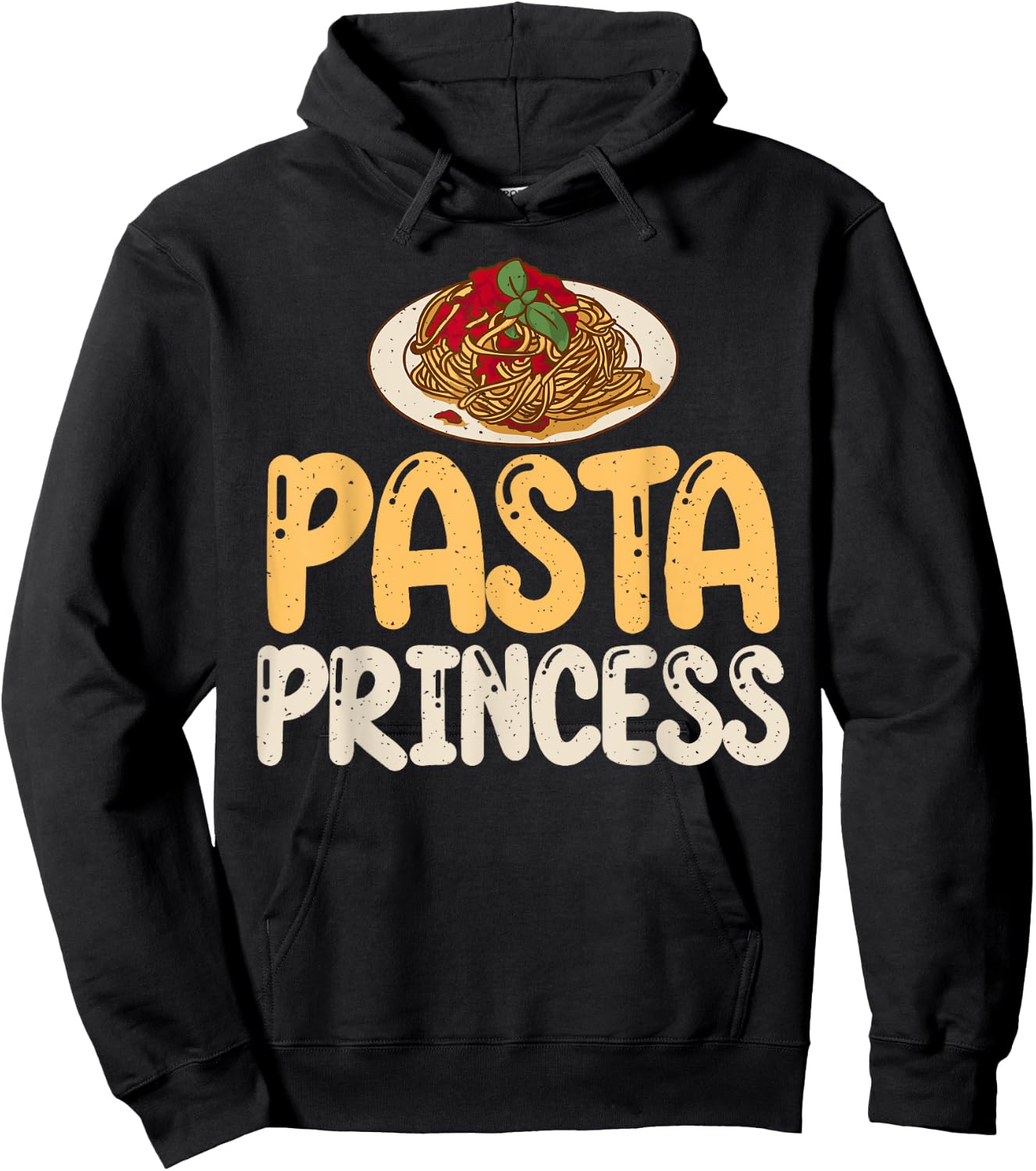 Pasta Princess Pasta Lover Hoodie - Hoodie | Black