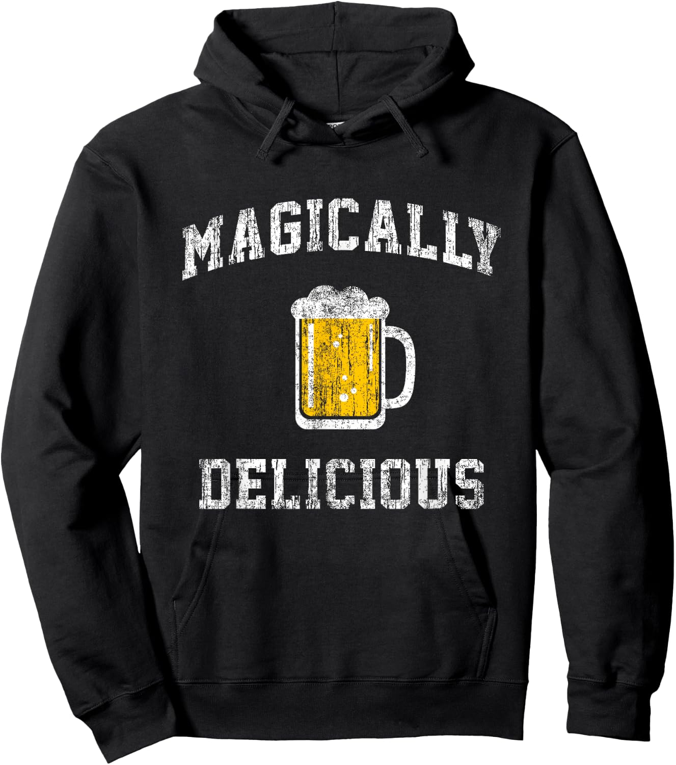 Magically Delicious Beer Funny St. Patrick's Day Hoodie - Hoodie | Black