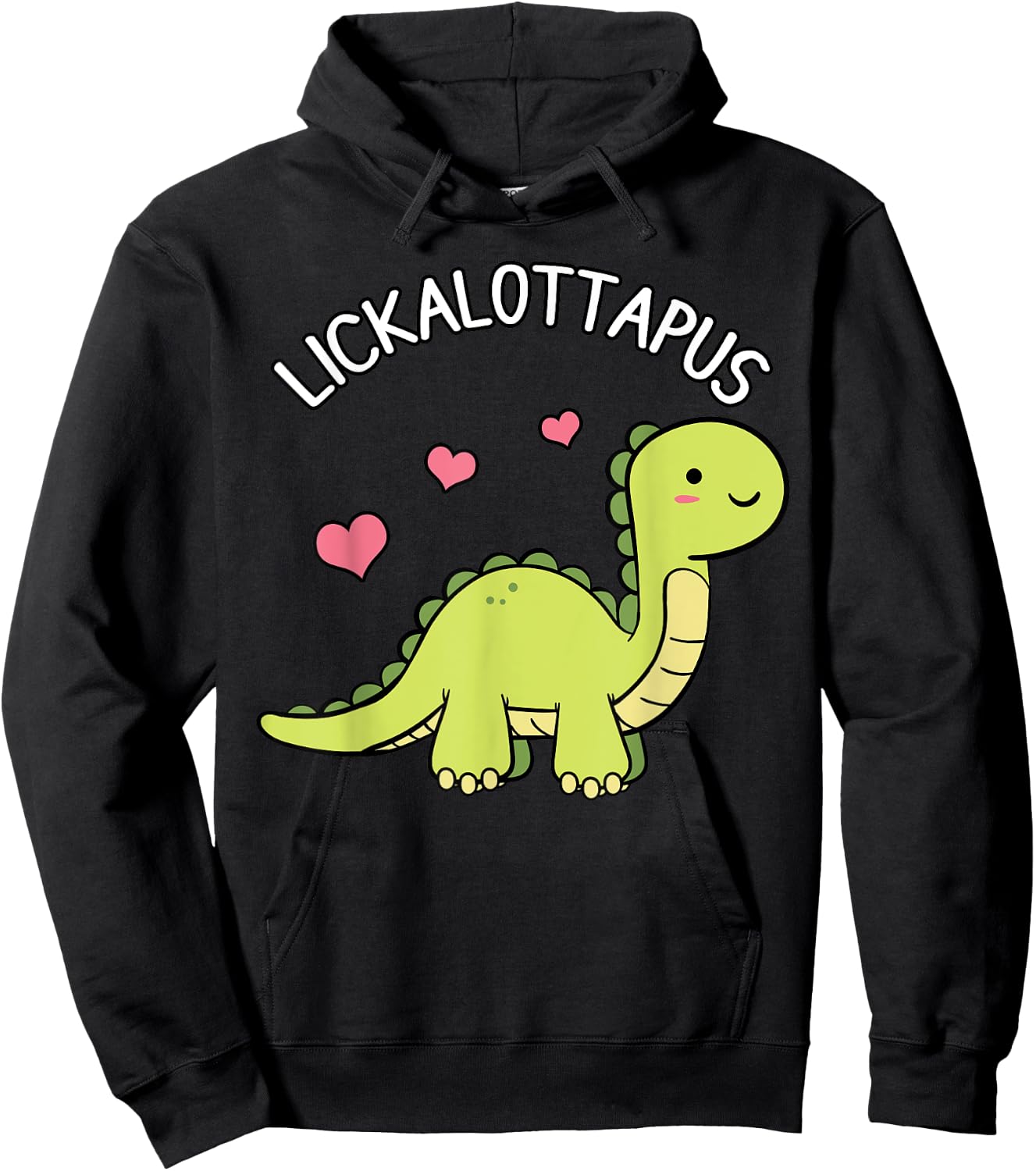 Lickalottapus Dinosaur Homosexuality Rainbow Flags Pride Hoodie - Hoodie | Black
