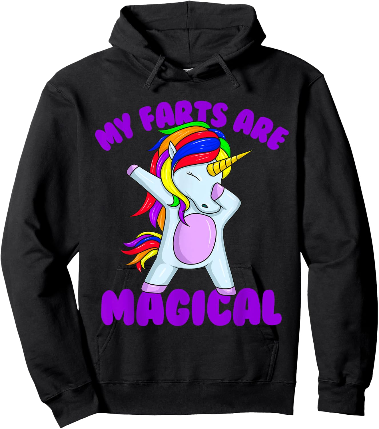 My Farts Are Magical Unicorn Embarrassing Hoodie - Hoodie | Black