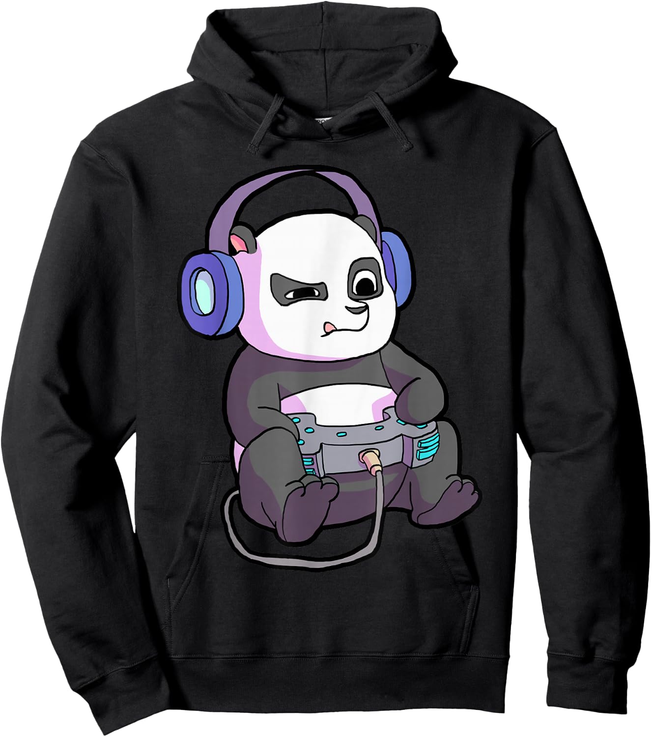 Gamer Shirt for Boys Gaming Teen Girl Funny Panda Shirt Hoodie - Hoodie | Black