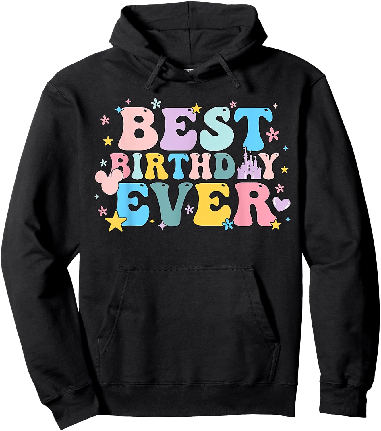 Best Birthday Ever Shirt - Adults' Black Cotton - Short Sleeve - Small - Birthday Occasion Hoodie - Hoodie | Black