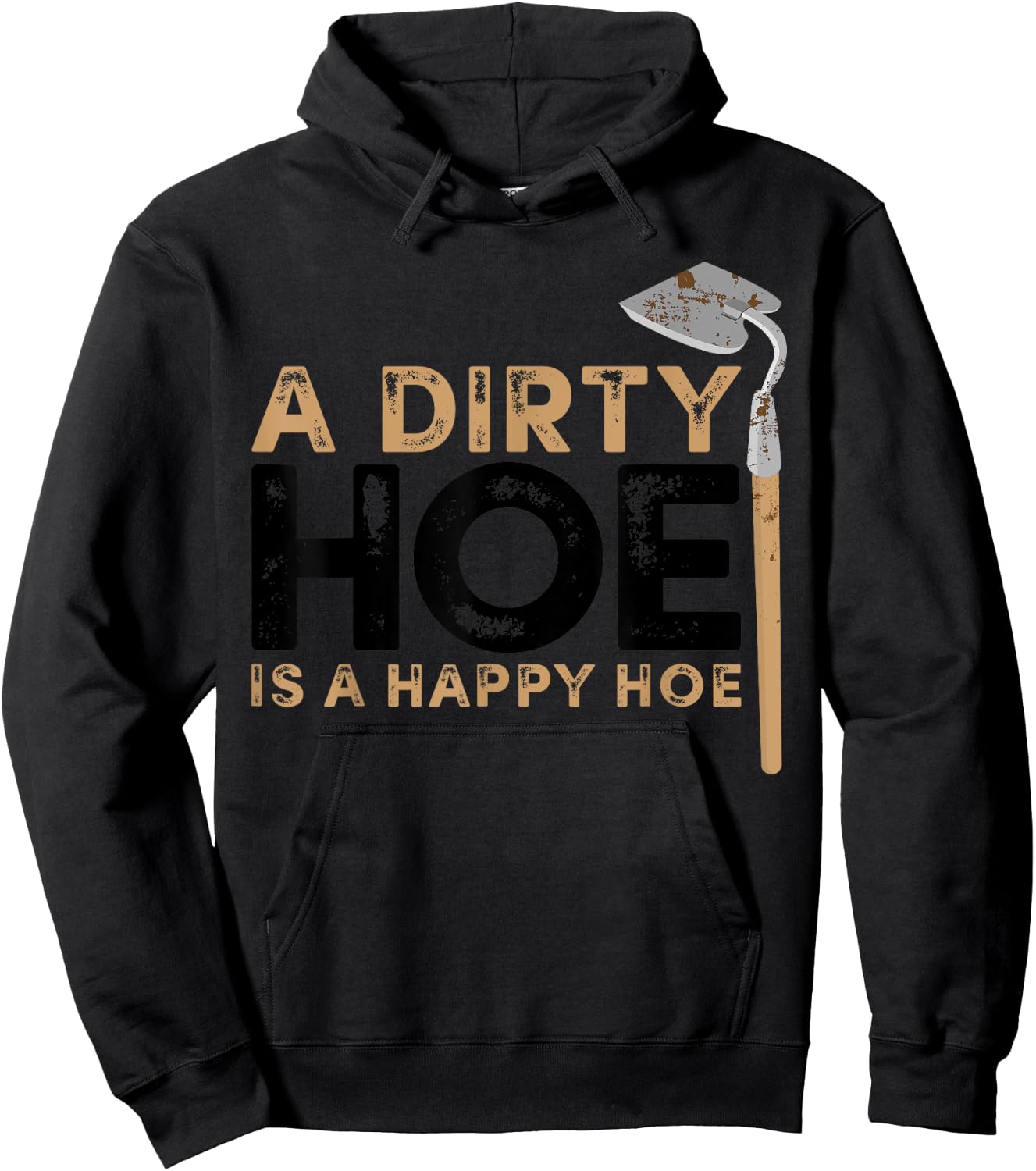 Funny Gardening Gift Women Garden Hoe Plant Gardener Hoodie - Hoodie | Black