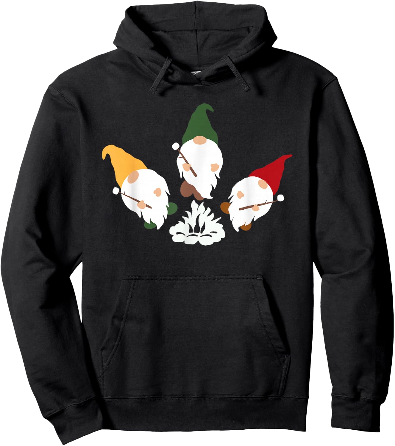 Gnome Campfire Hoodie - Hoodie | Black