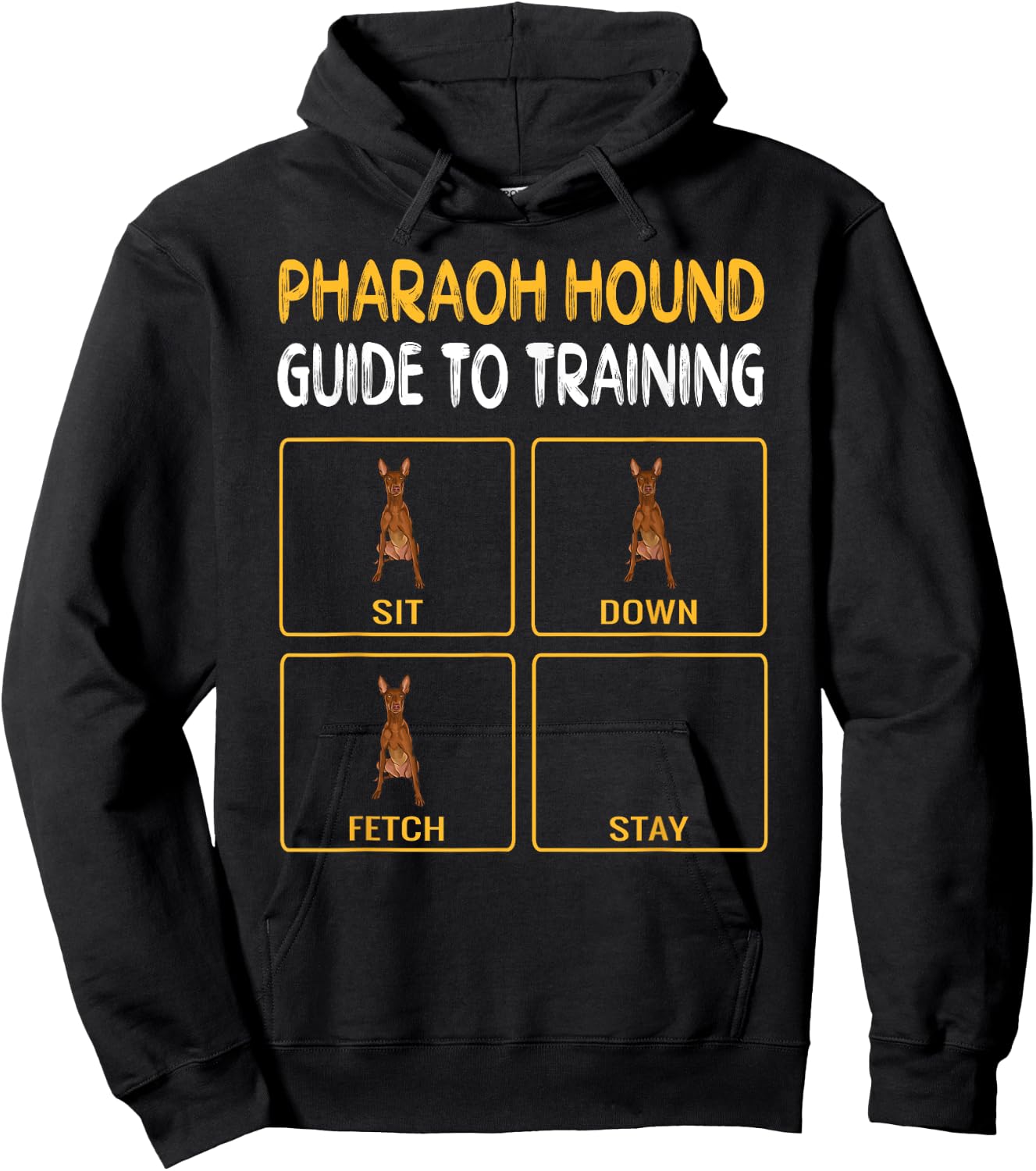 Funny Pharaoh Hound Guide To Training Dog Obedience Women Hoodie - Hoodie | Black