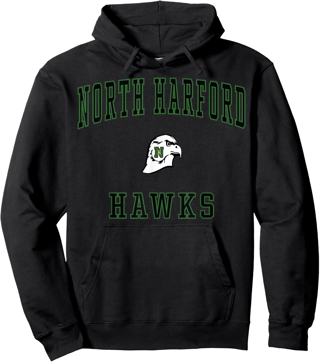 North Harford High School Hawks Hoodie - Hoodie | Black