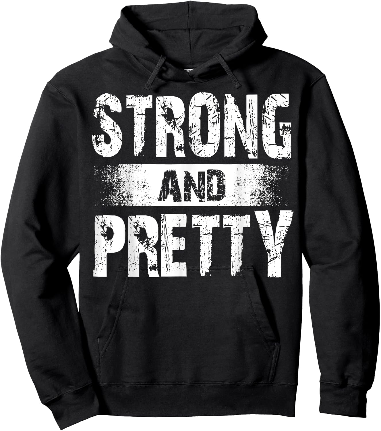 Strong And Pretty for coaches and strongman Hoodie - Hoodie | Black