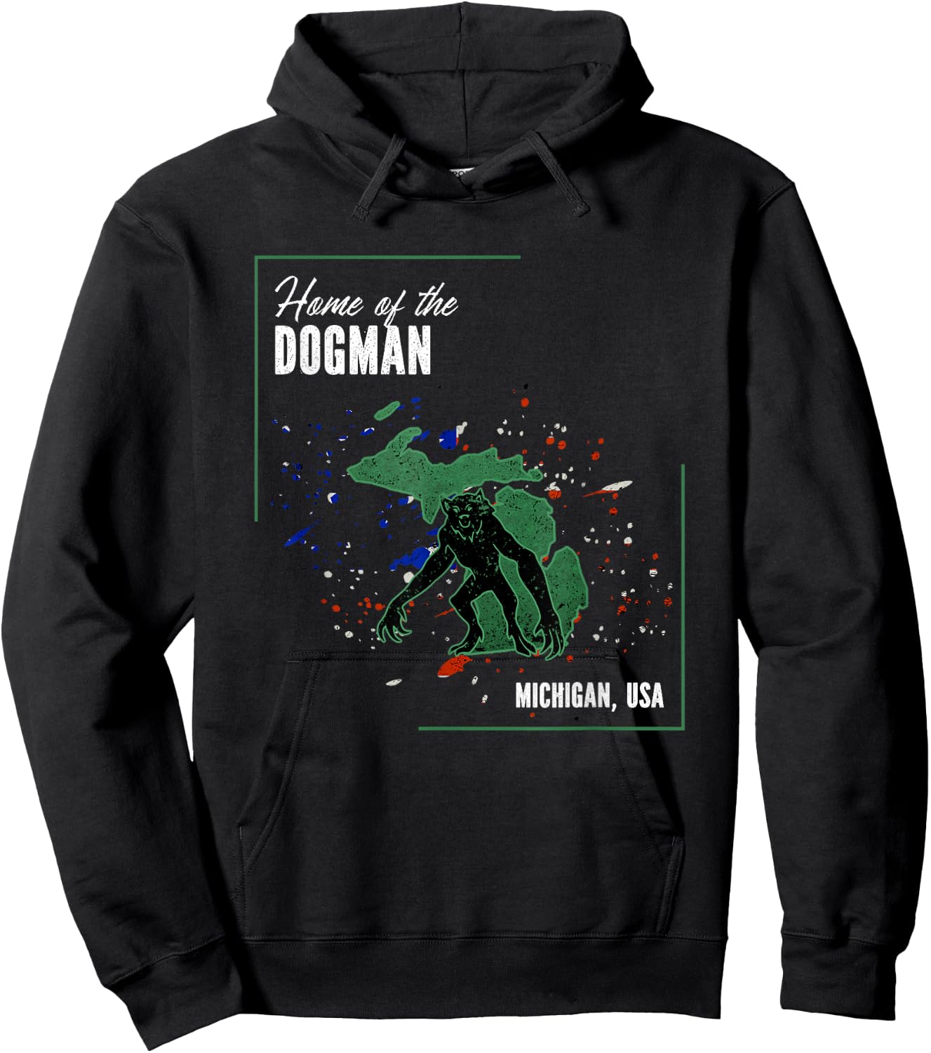 Home of The Dogman Hoodie - Hoodie | Black