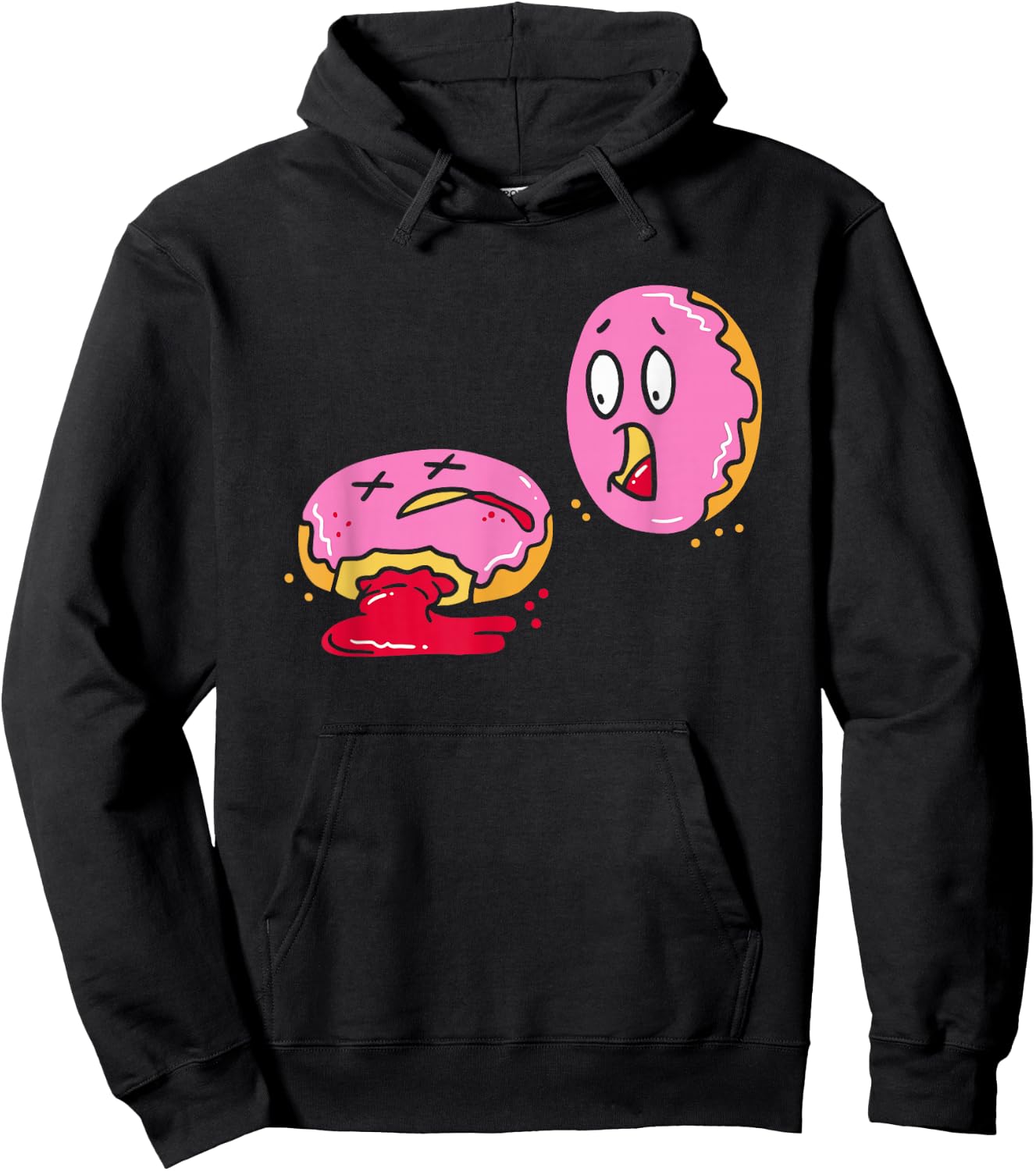 I Could Murder a Donut, Doughnut Sugar Murderer Hoodie - Hoodie | Black