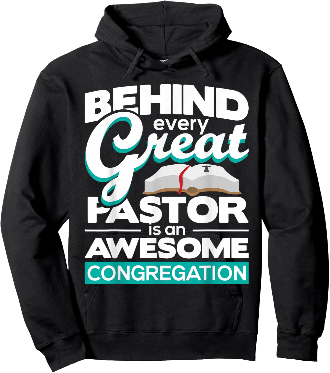 An Awesome Congregation - Pastor Preacher Minister Hoodie - Hoodie | Black