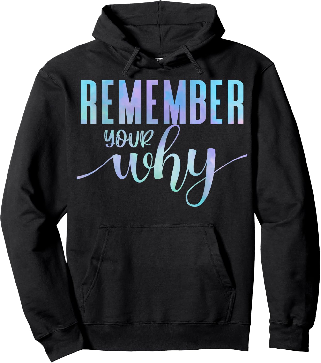 Remember Your Why Gym Motivation Fitness Inspirational Gift Hoodie - Hoodie | Black