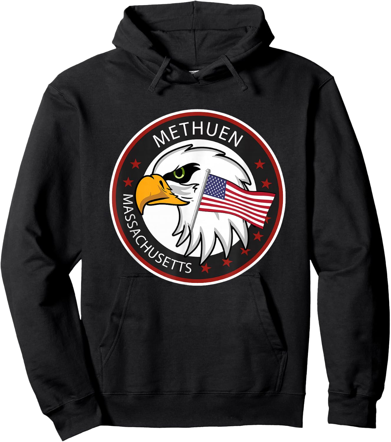 Methuen MA Massachusetts Hoodie - Hoodie | Black