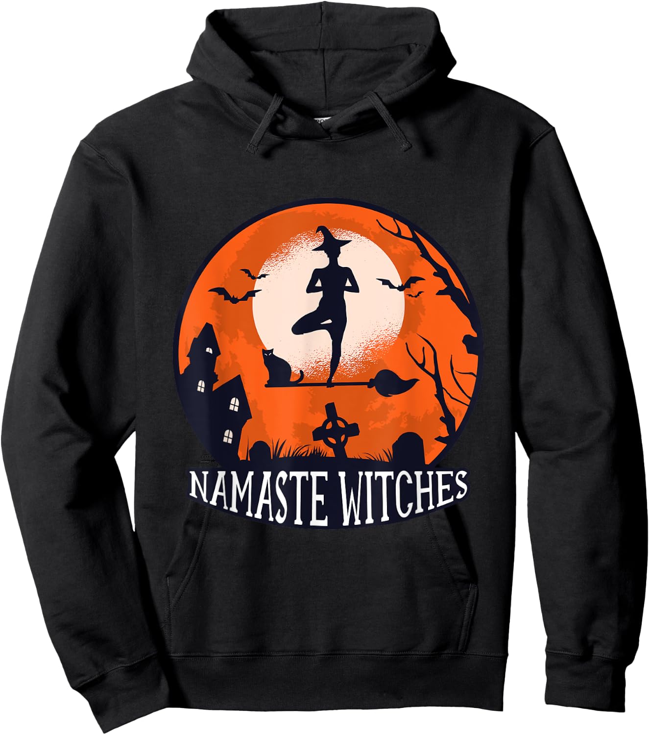 Namaste witches - Halloween Costume Hoodie - Hoodie | Black