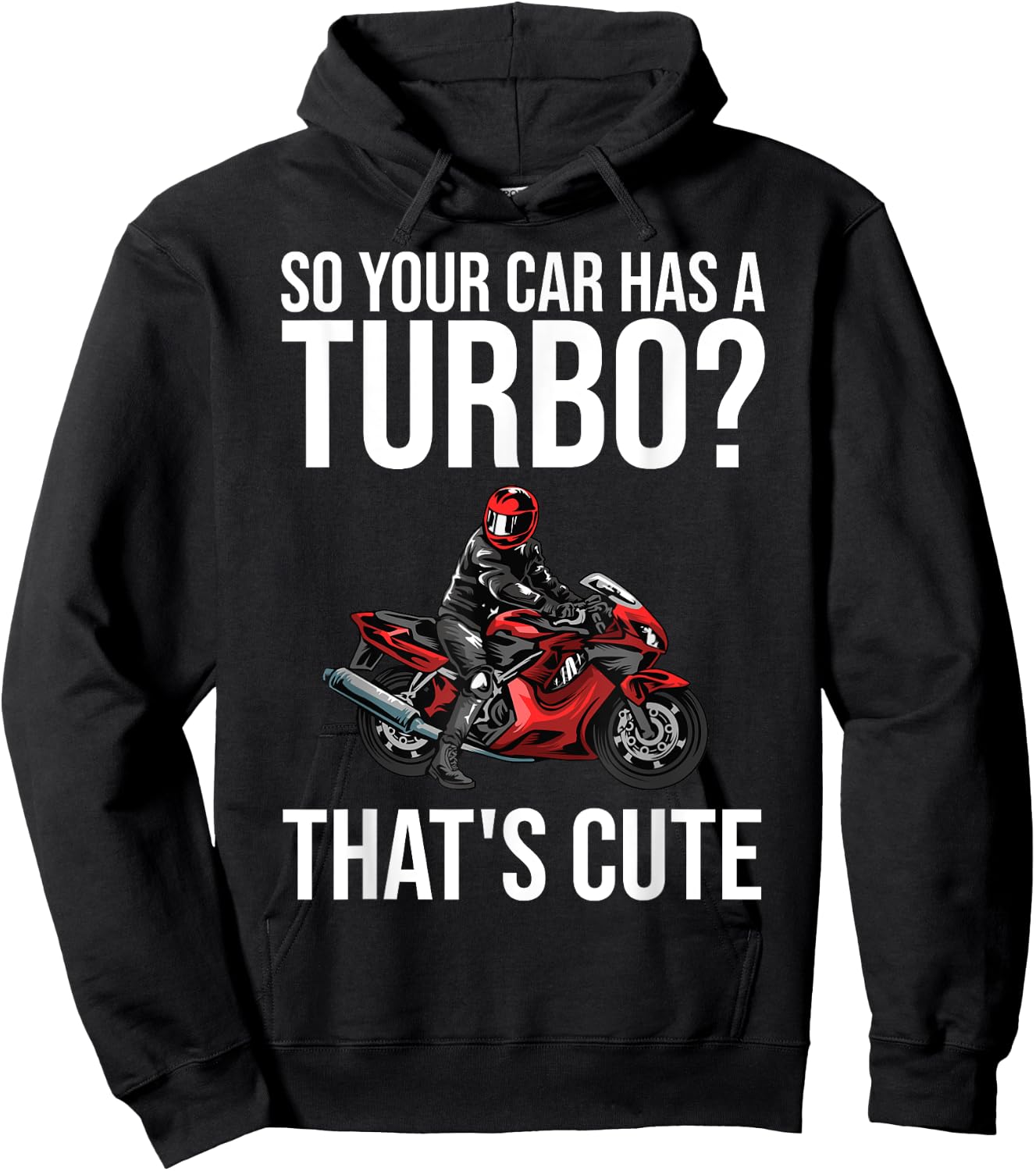 Funny Motorcycle Sportbike Gift Men Women Motorbike Lovers Hoodie - Hoodie | Black