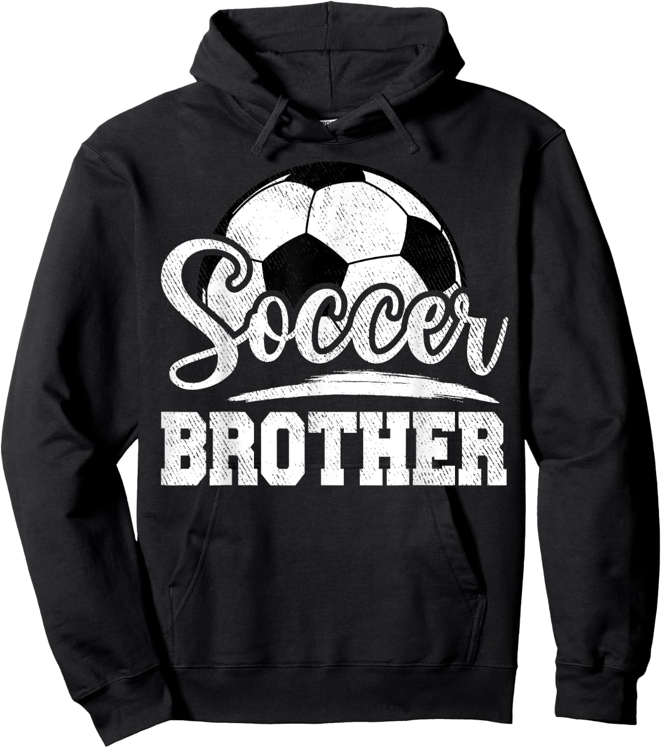 Soccer Brother Soccer Player Game Day Hoodie - Hoodie | Black