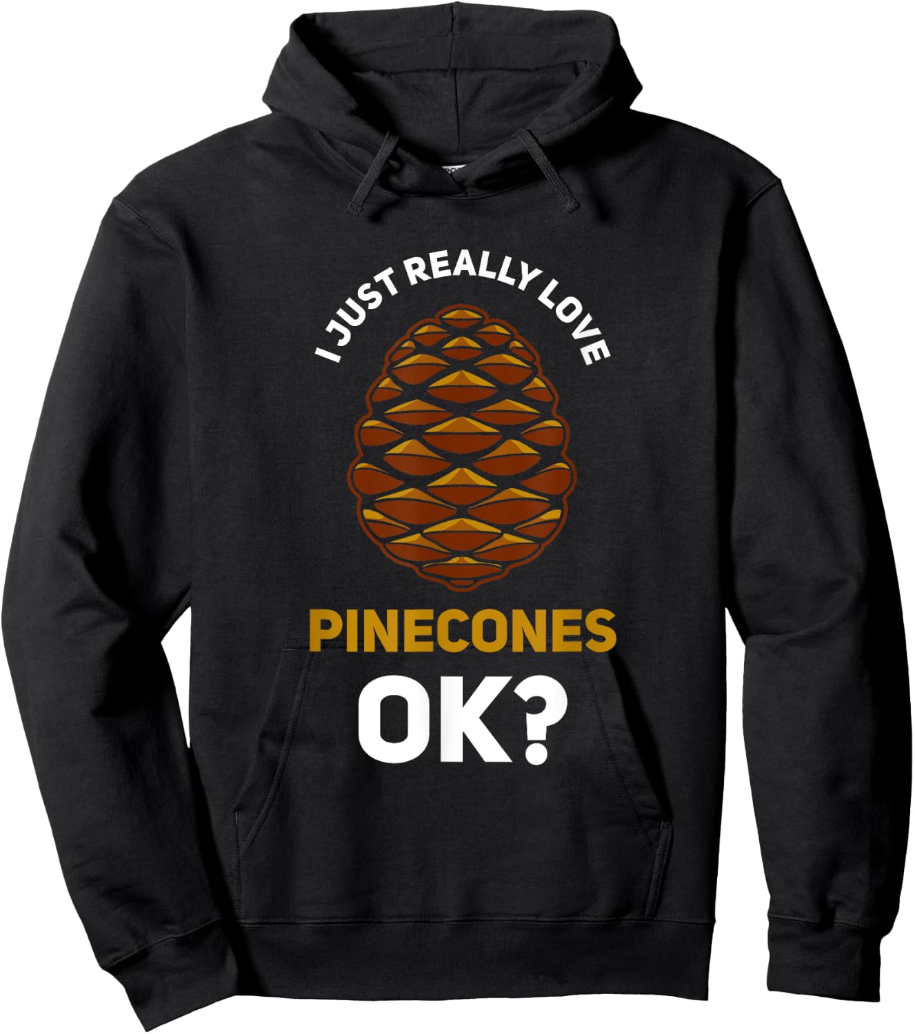 Pinecone Pine Cones Tree Hoodie - Hoodie | Black