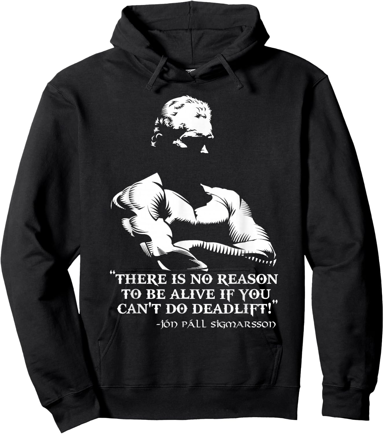 There Is No Reason To Be Alive If You Can't Do Deadlift! Hoodie - Hoodie | Black