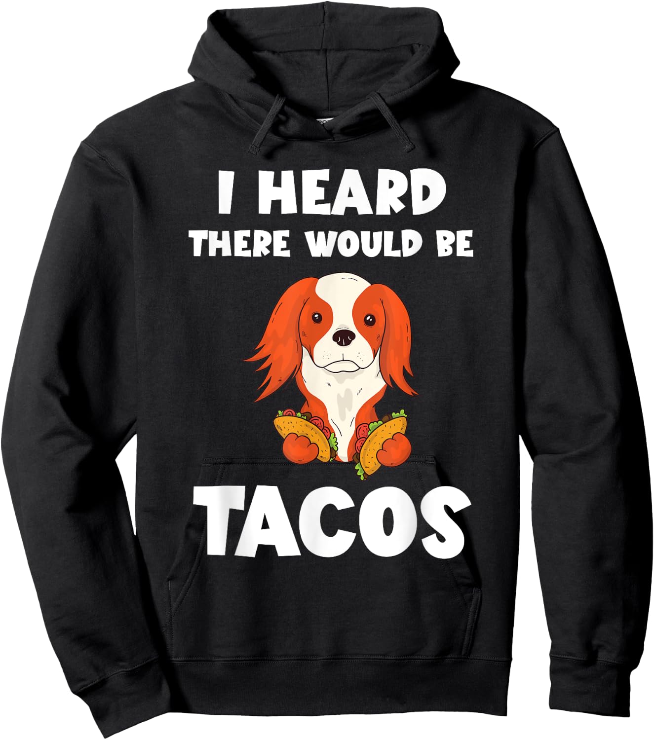 Taco Dog Foodie I Heard There Would Be Tacos Cinco De Mayo Hoodie - Hoodie | Black