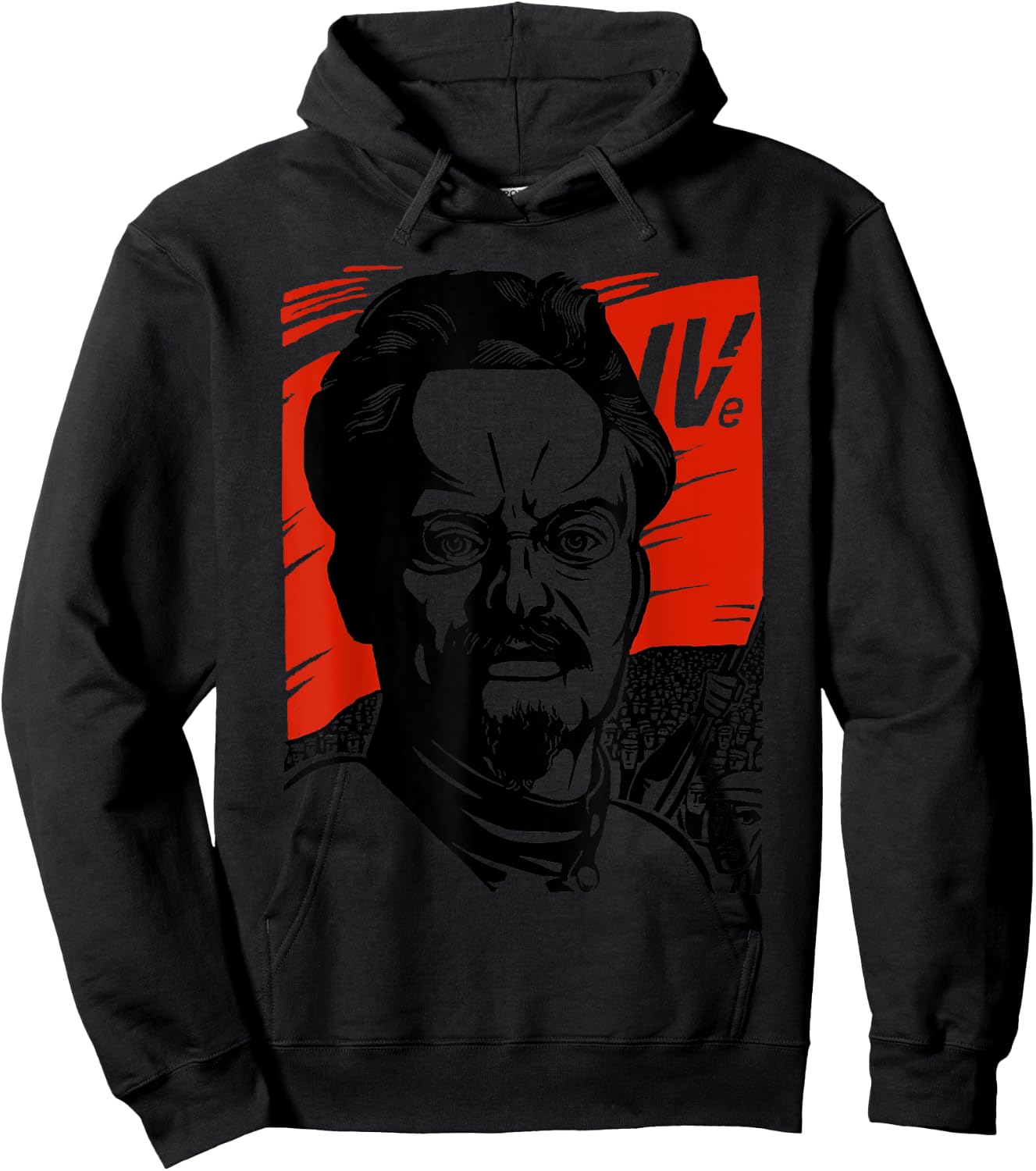 Leon Trotsky SOVI8 vintage propaganda. Hoodie - Hoodie | Black
