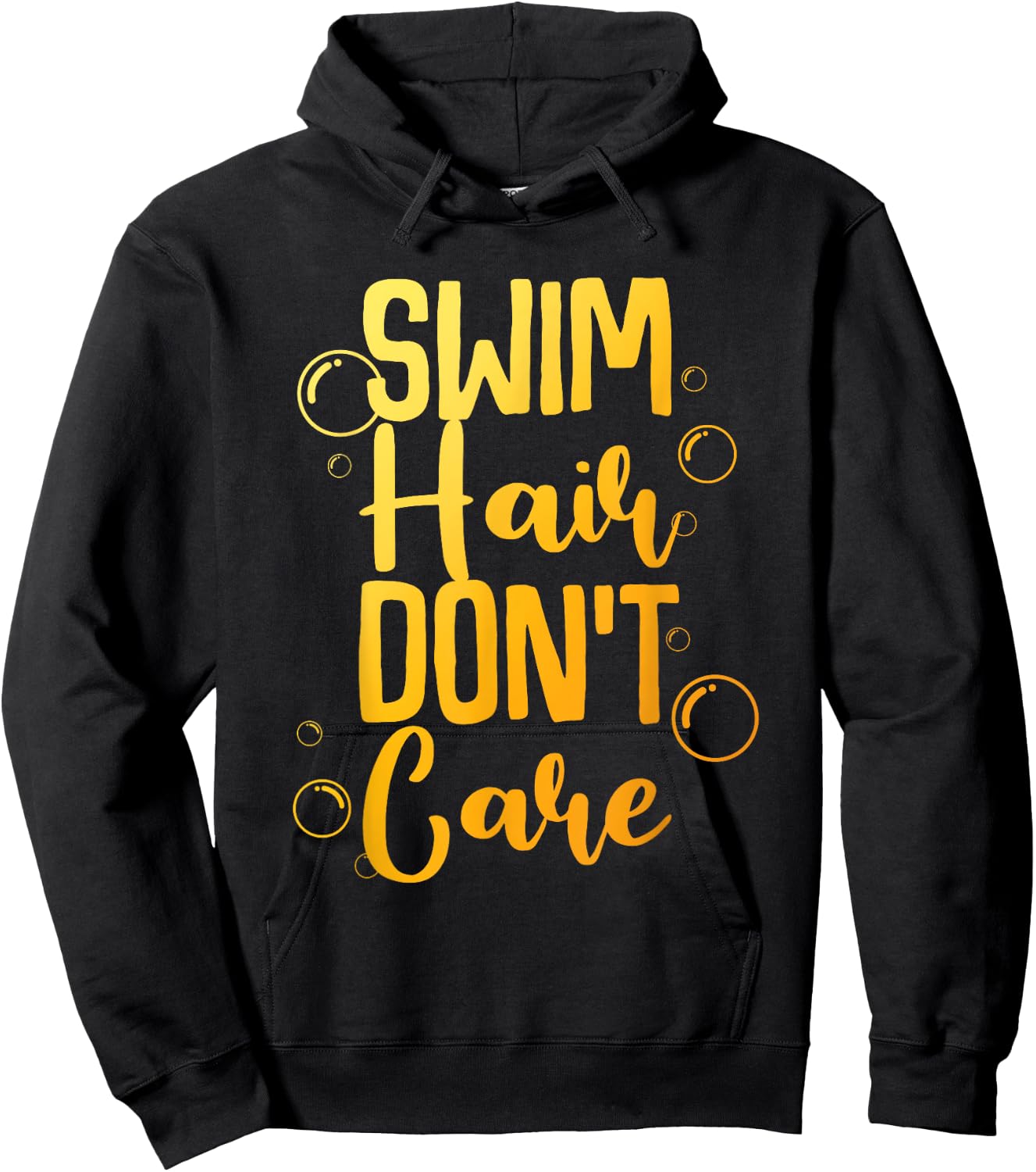 Funny Swimming Art Women Swimmer Swim Coach Swimming Hoodie - Hoodie | Black