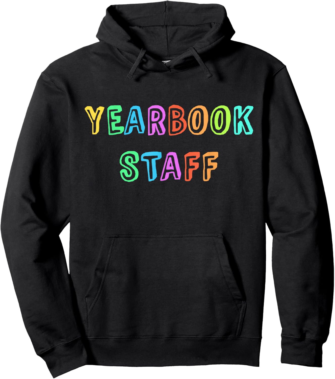 Team Editor YEARBOOK STAFF Teacher School Publication Edit Hoodie - Hoodie | Black
