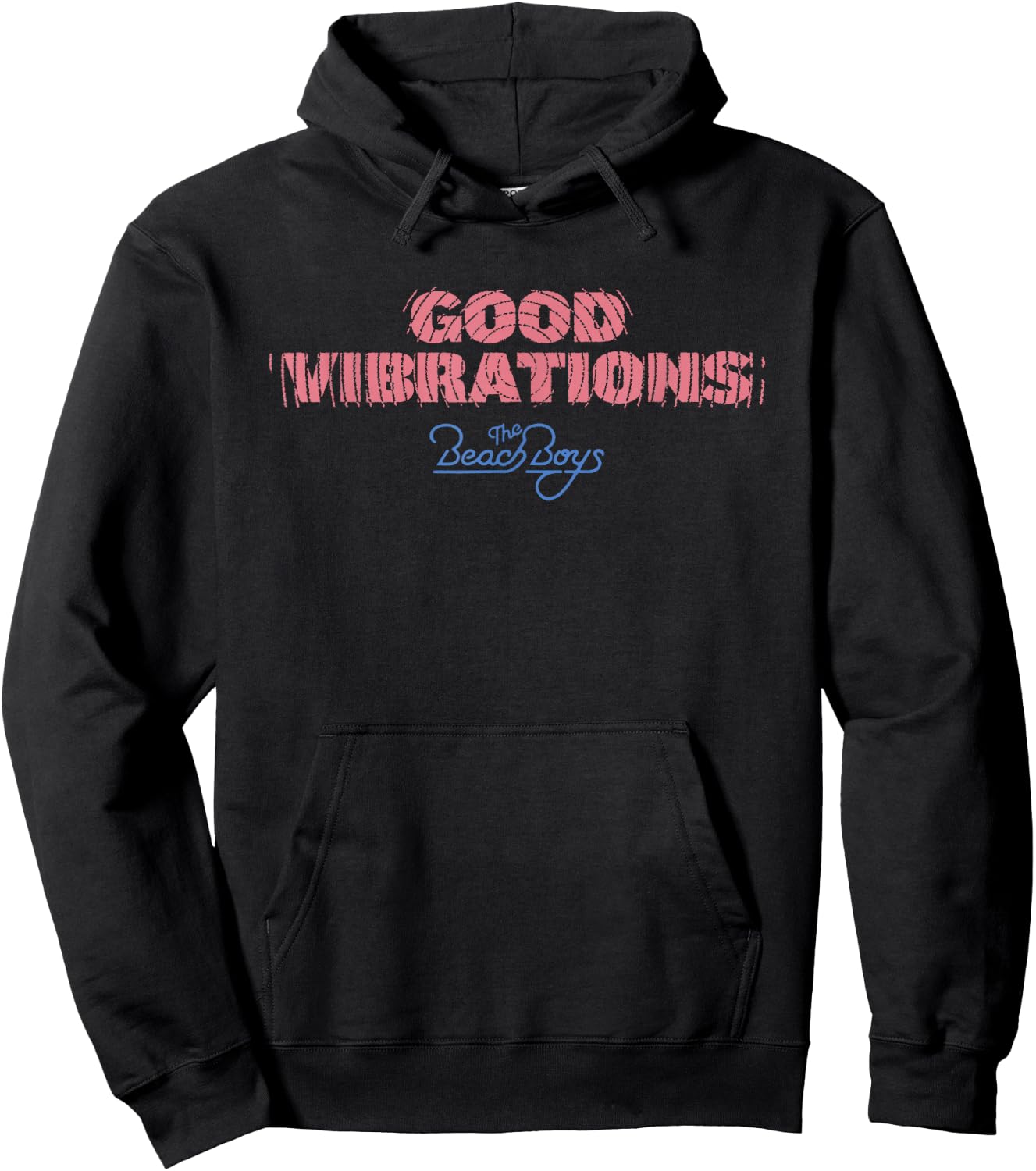 Beach Boys Good Vibrations Logo Hoodie - Hoodie | Black
