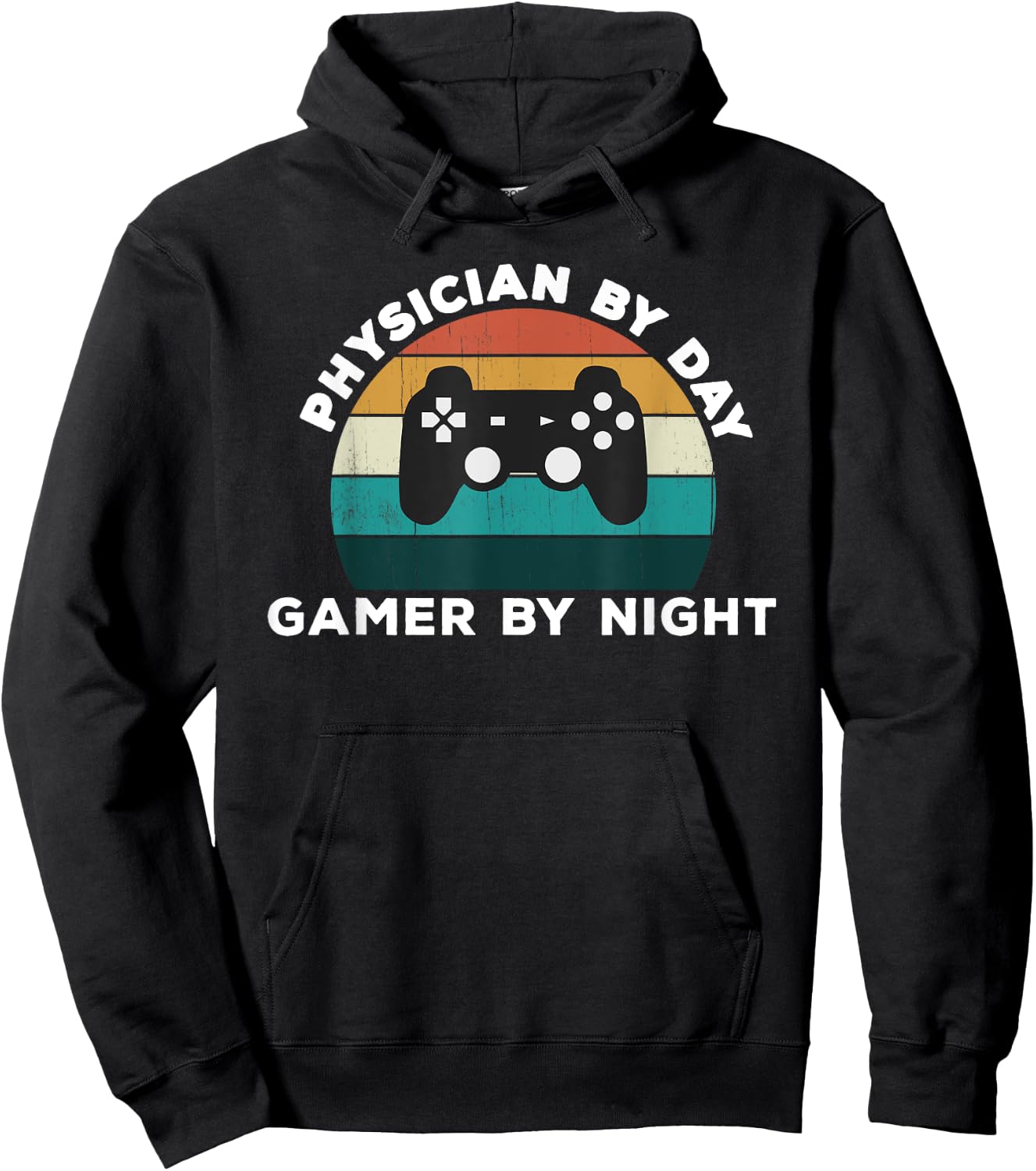Funny Physician By Day Gamer By Night Dr Video Game Lover Hoodie - Hoodie | Black