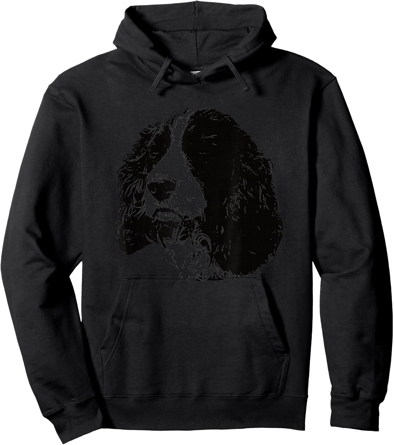 The English Springer Spaniel Hoodie - Hoodie | Black