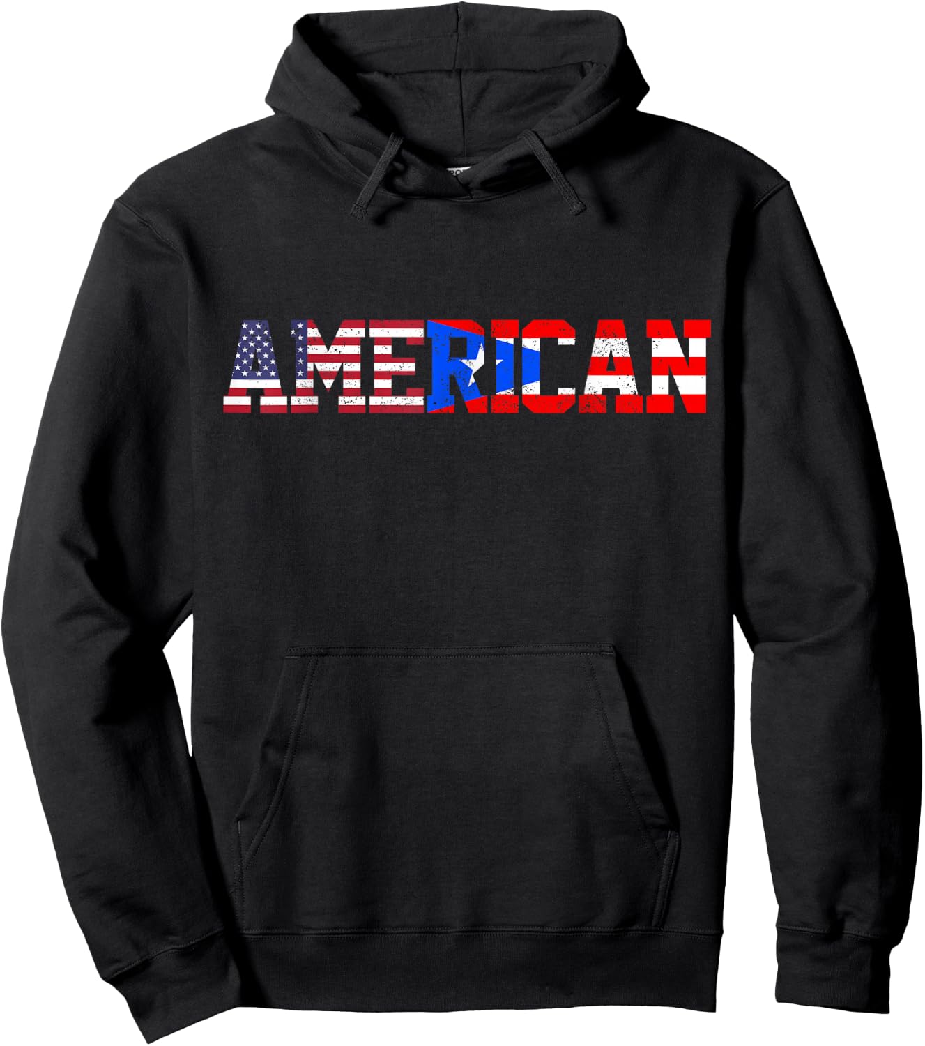 Puerto Rico Pride Flag American Puerto Rican Pride Gift Hoodie - Hoodie | Black