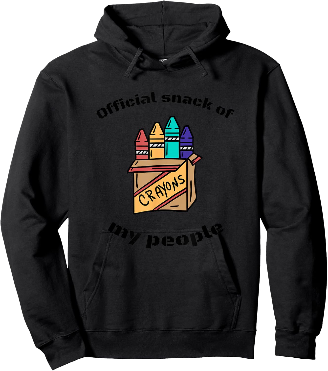 Crayon snack shirt Hoodie - Hoodie | Black