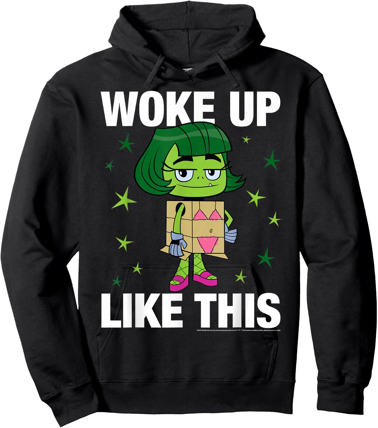 DC Comics Teen Titans Go! Beast Boy Woke Up Like This Hoodie - Hoodie | Black