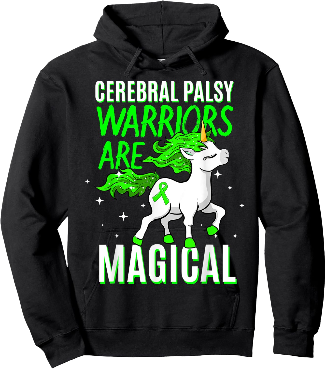 Cerebral Palsy Warriors Are Magical Cerebral Palsy Hoodie - Hoodie | Black