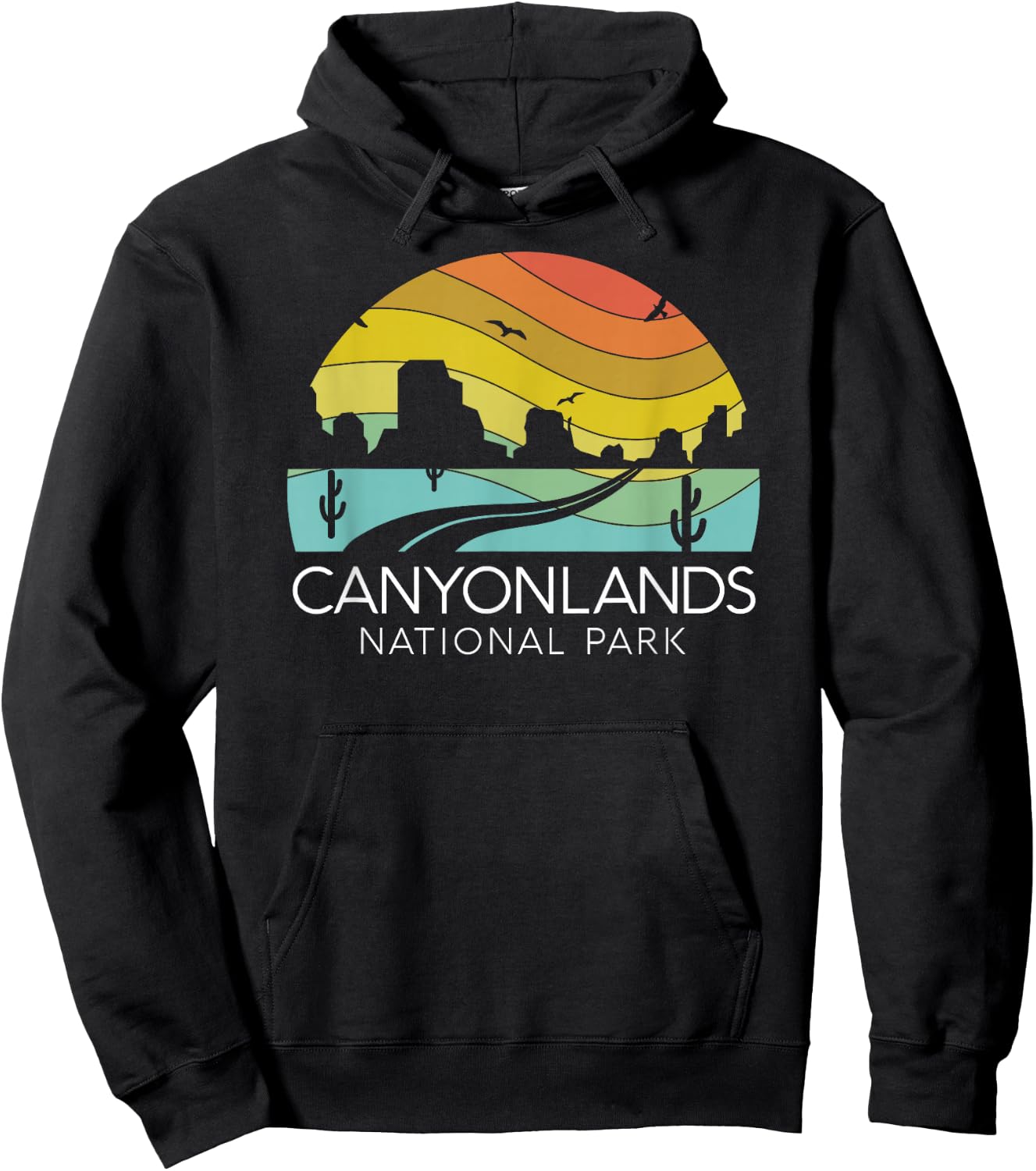 Canyonlands National Park Utah Zion Bryce Canyon Arches USA Hoodie - Hoodie | Black