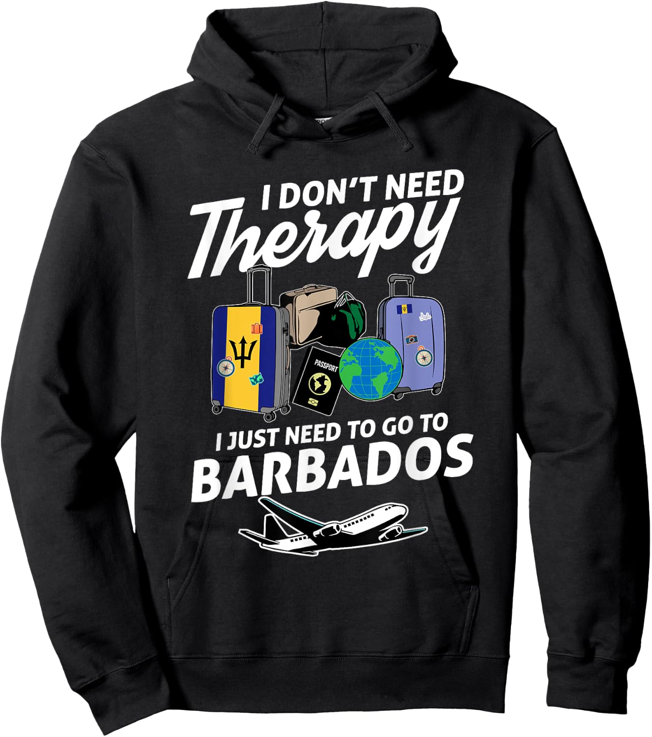 Barbados Flag I Barbados Flag I Vacation Barbados Hoodie - Hoodie | Black